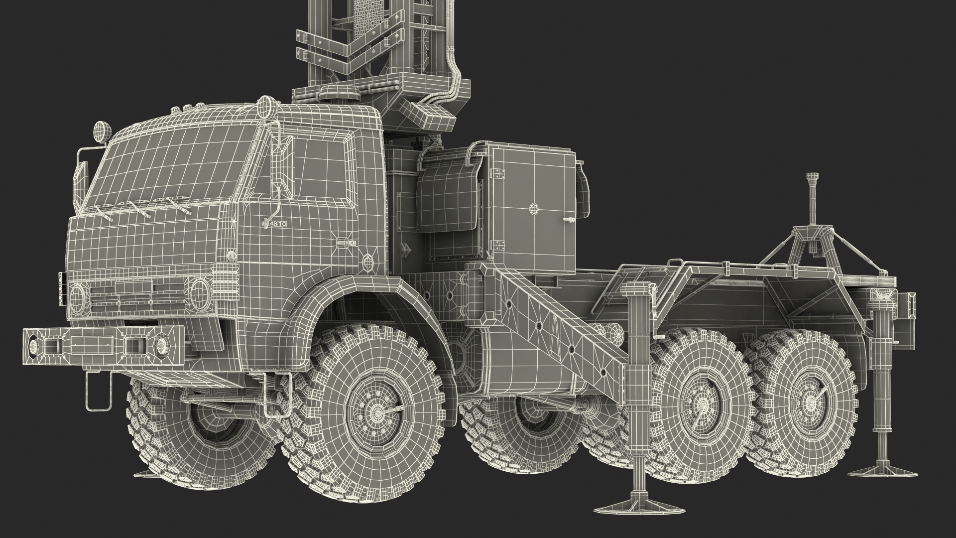 3D Kasta 2E2 Radar Truck