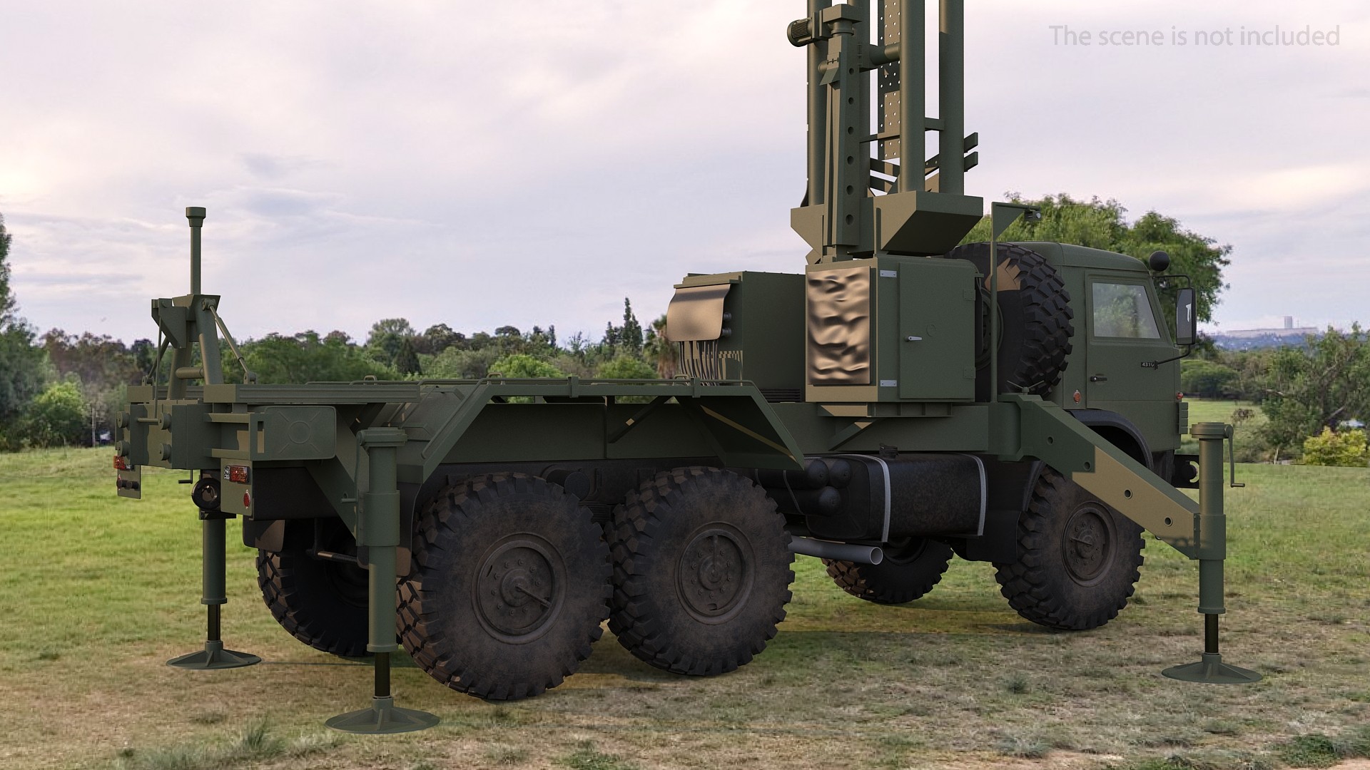 3D Kasta 2E2 Radar Truck