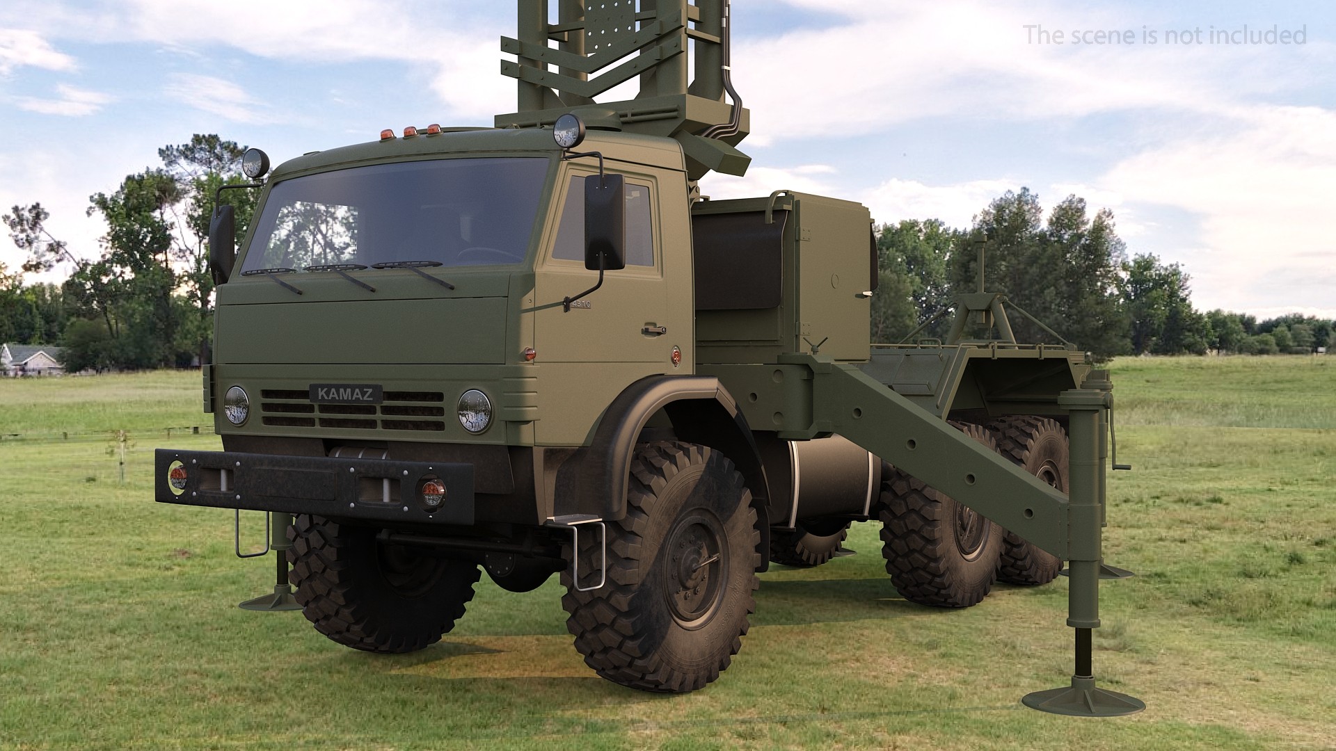 3D Kasta 2E2 Radar Truck