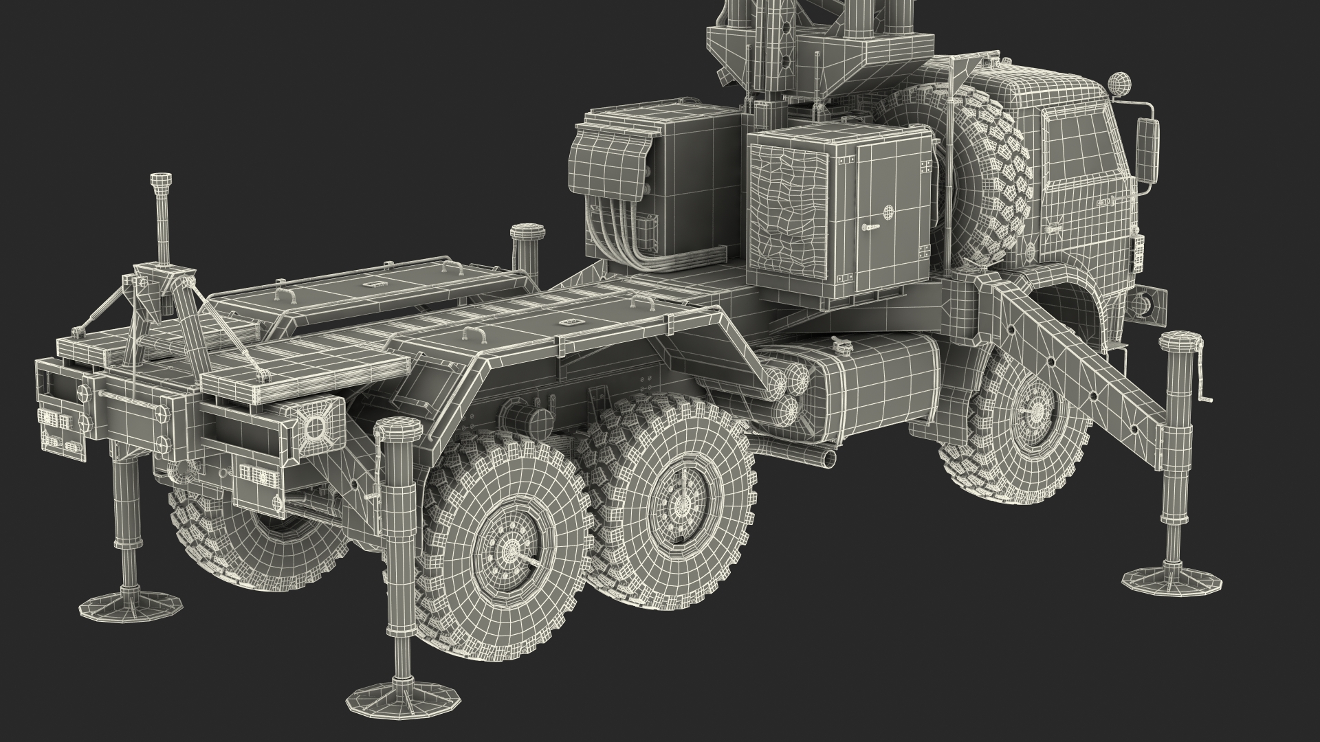 3D Kasta 2E2 Radar Truck