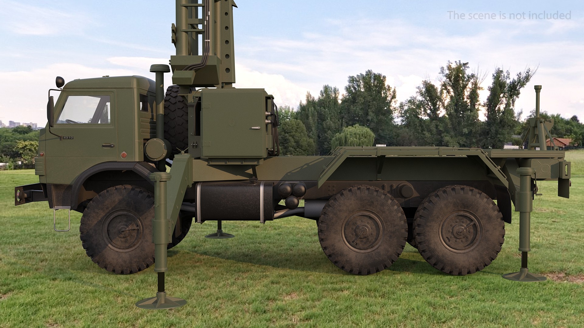 3D Kasta 2E2 Radar Truck