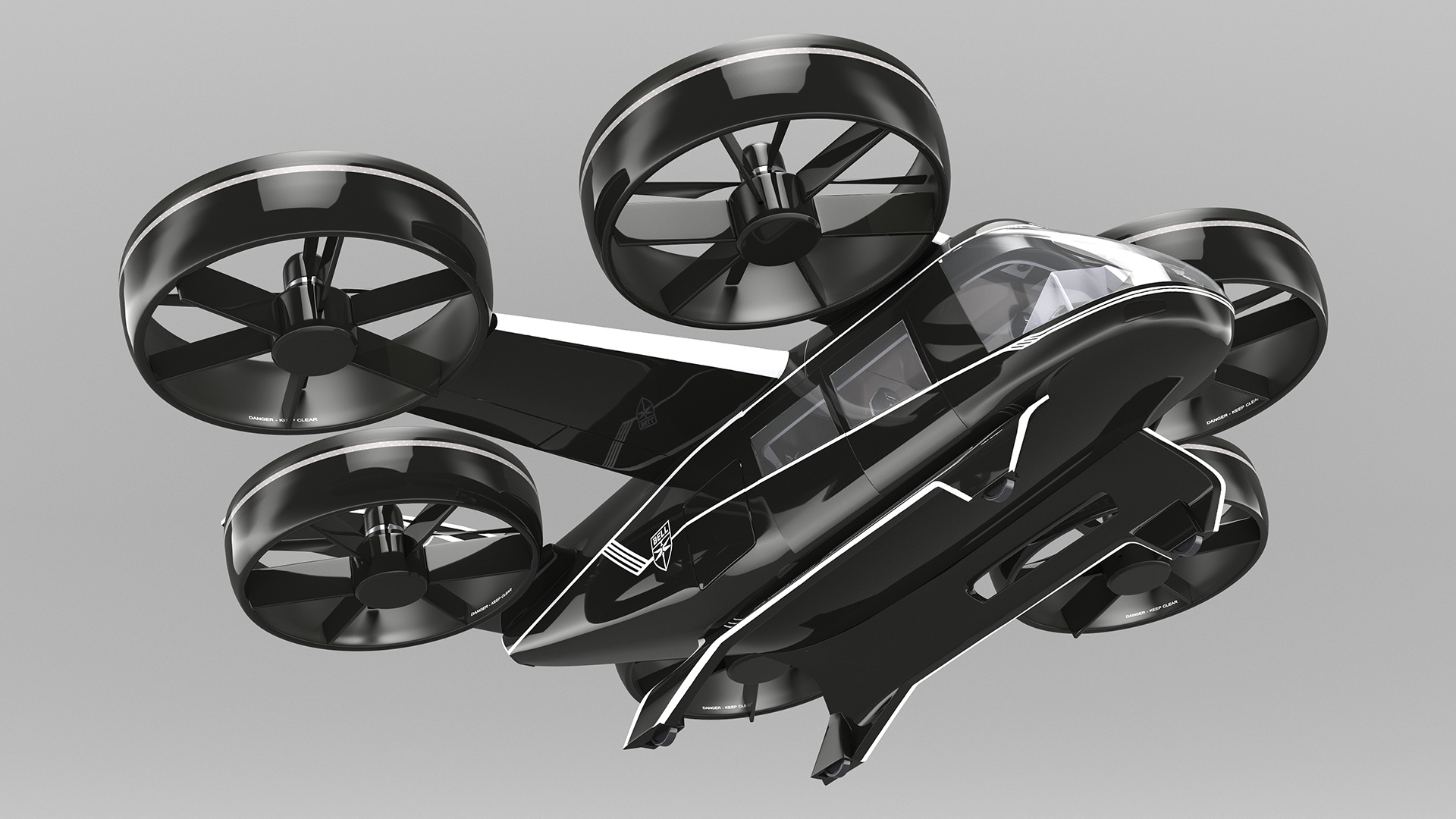 3D model Flying Car Bell Nexus 6HX