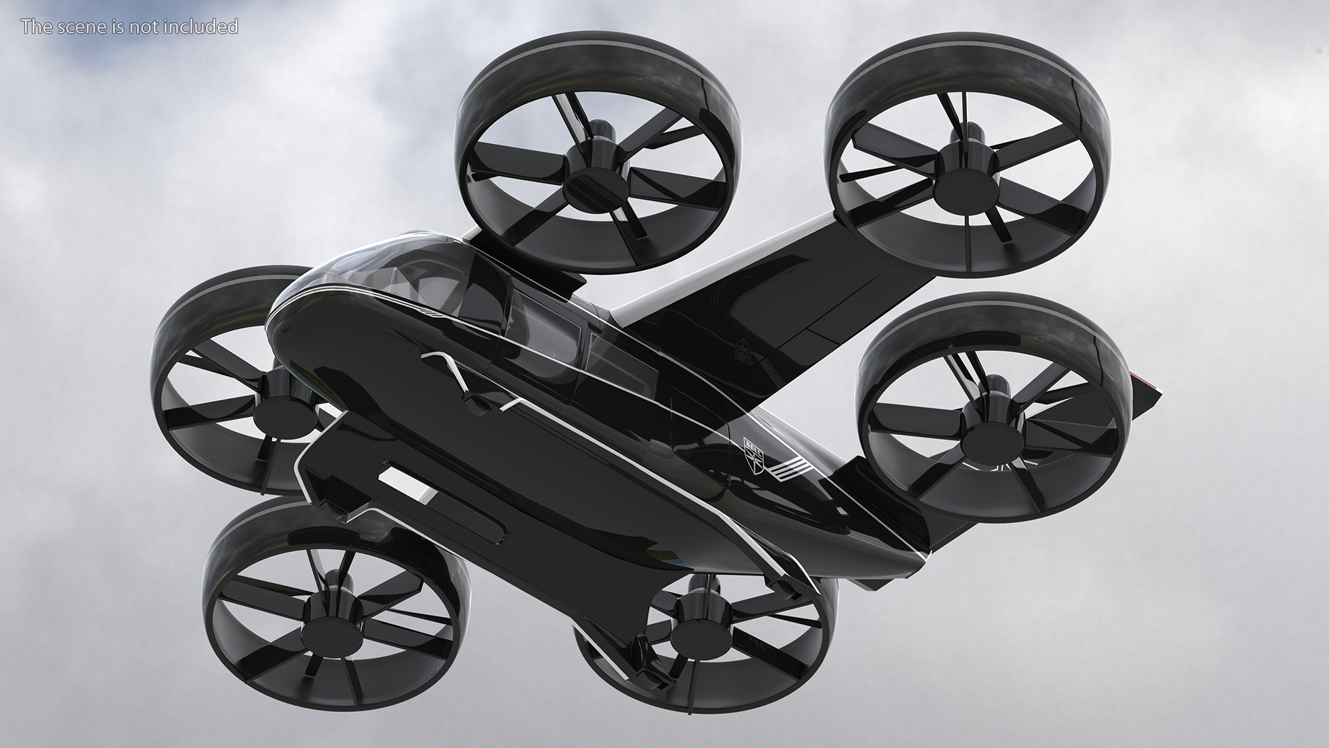 3D model Flying Car Bell Nexus 6HX