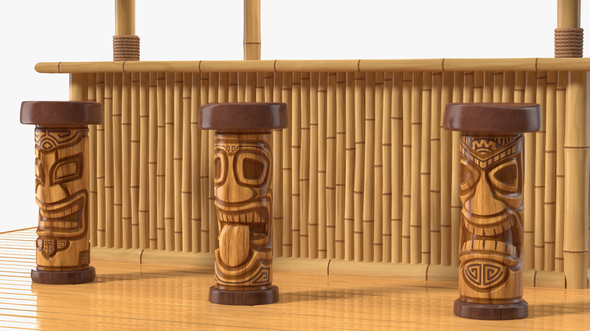 3D model Tiki Bar