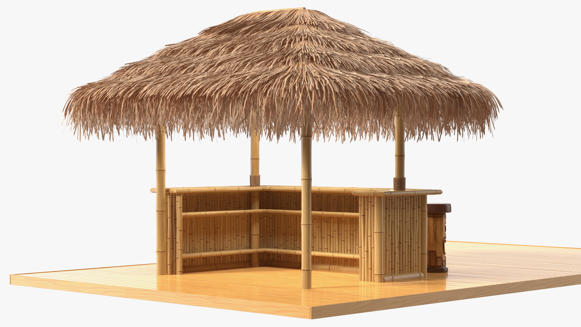 3D model Tiki Bar