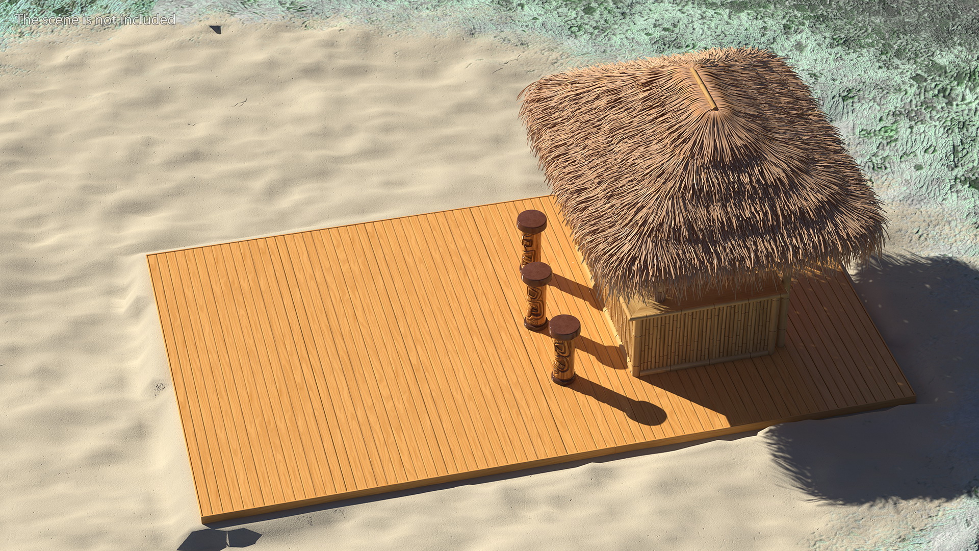 3D model Tiki Bar