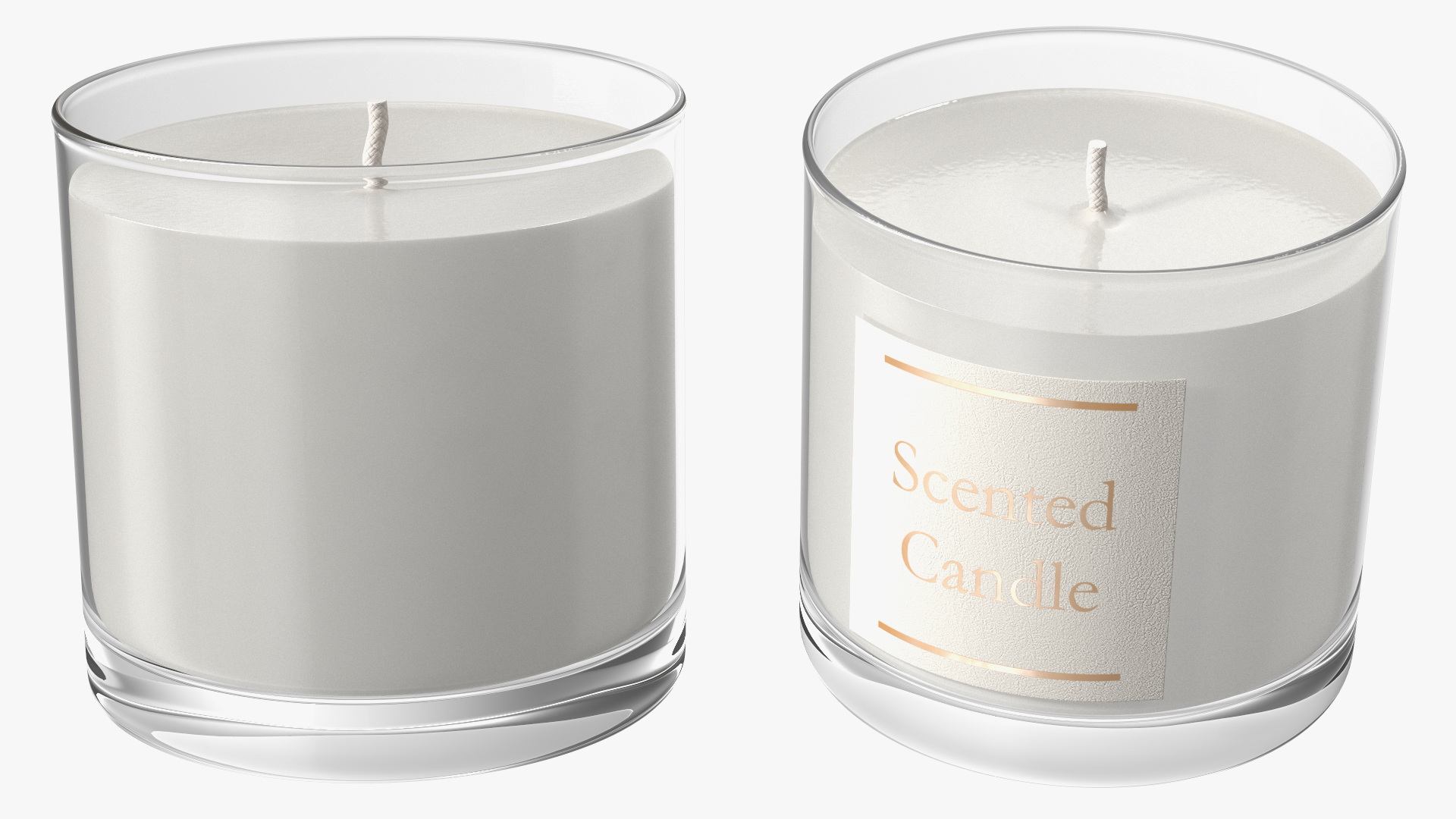 3D model Scented Candle White