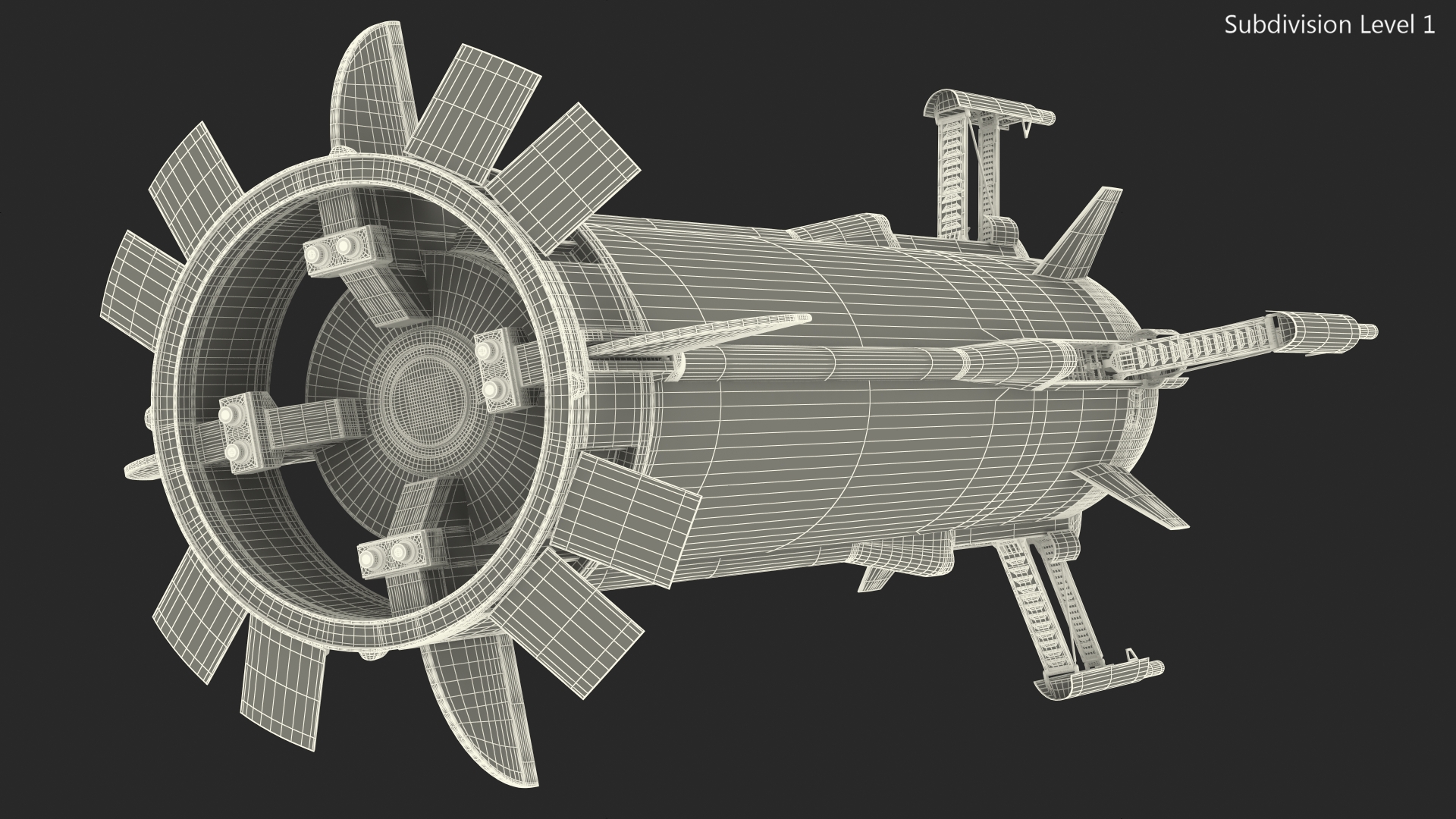 Rocket Booster 3D model