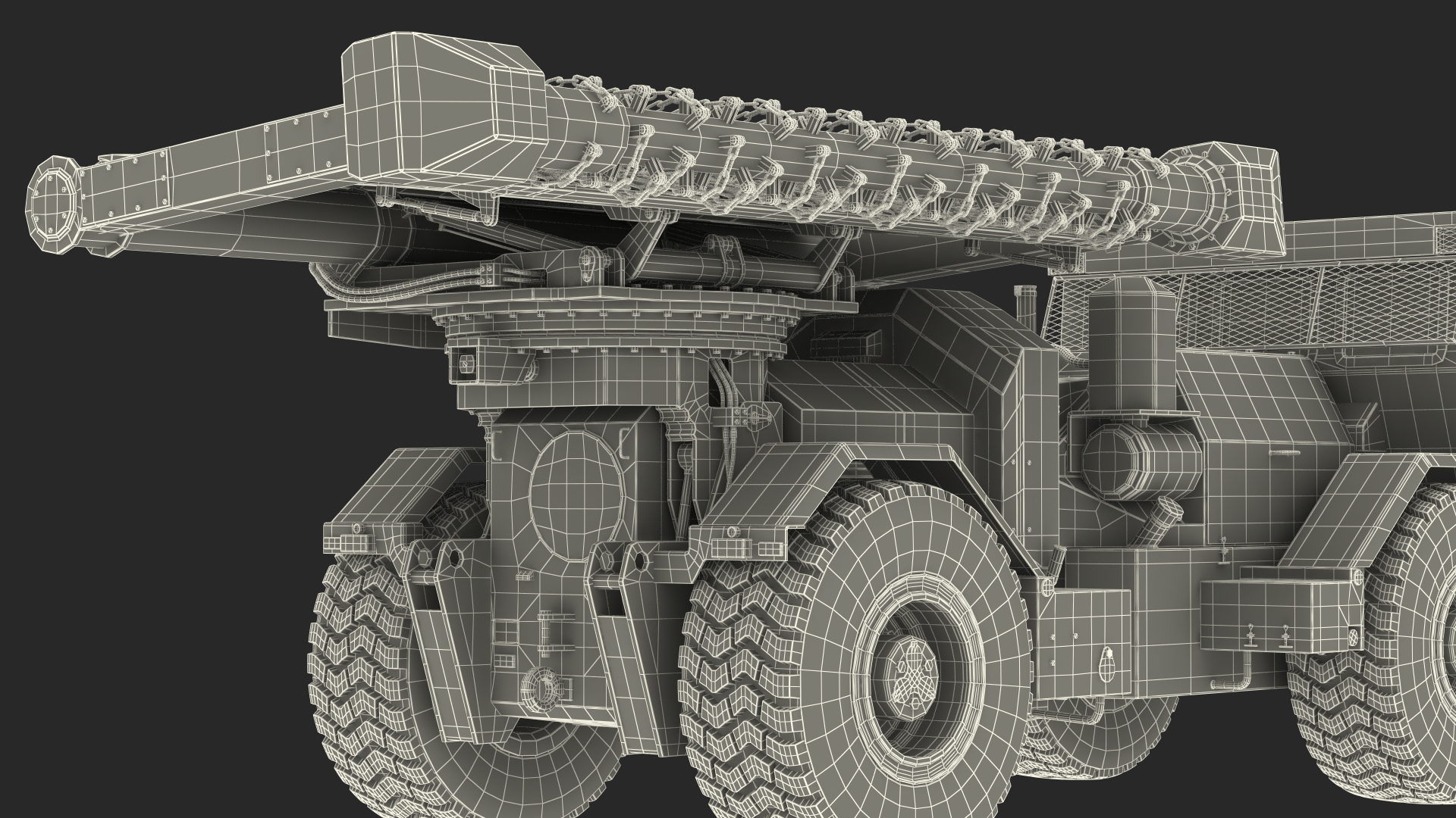 3D Mine Clearing Vehicle Hydrema 910 Sand Used model