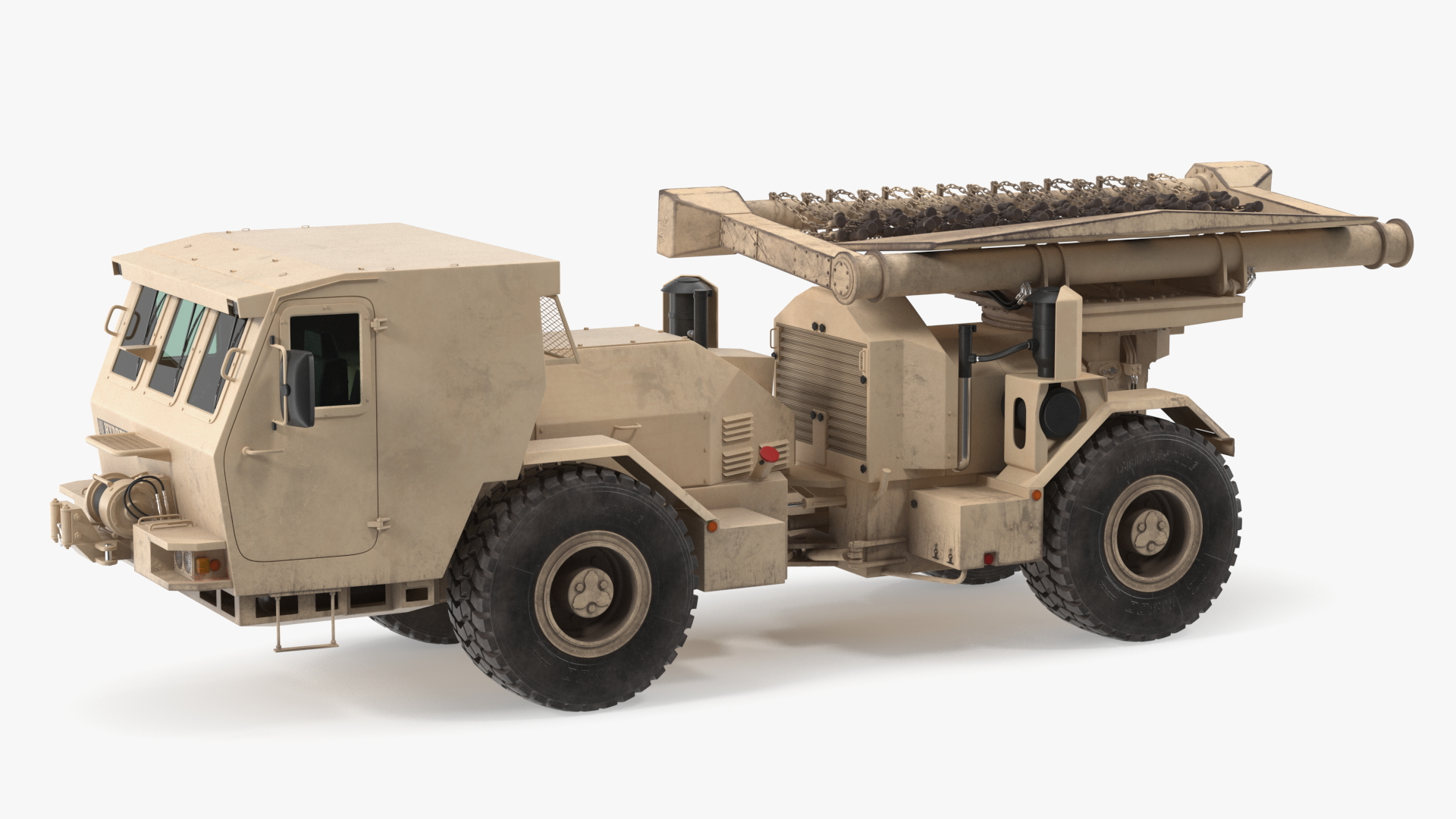 3D Mine Clearing Vehicle Hydrema 910 Sand Used model