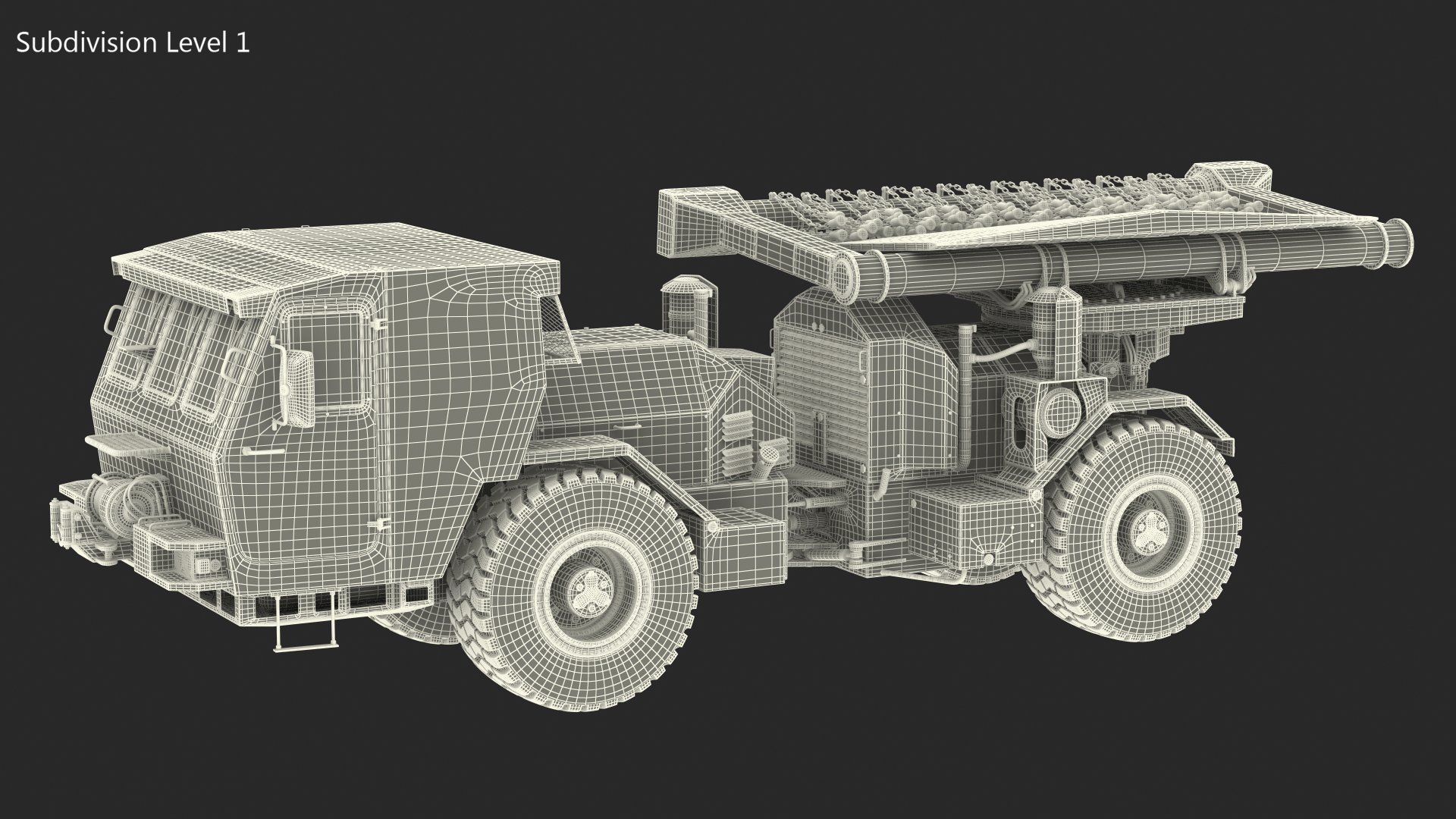 3D Mine Clearing Vehicle Hydrema 910 Sand Used model