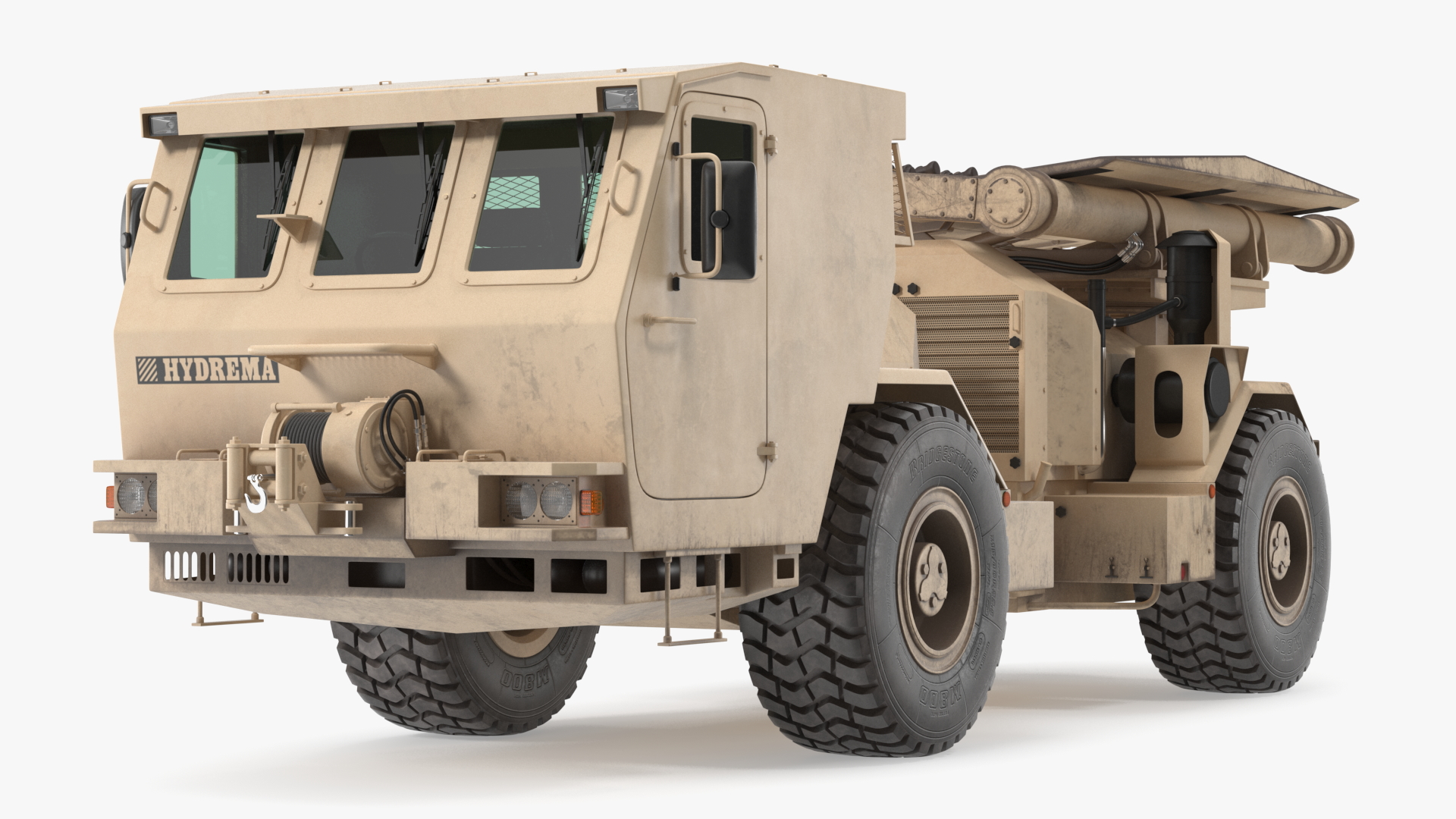 3D Mine Clearing Vehicle Hydrema 910 Sand Used model