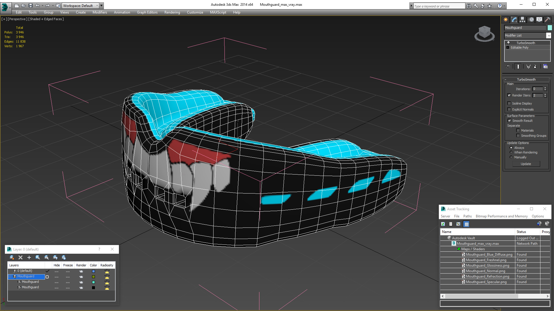 3D model Mouthguard