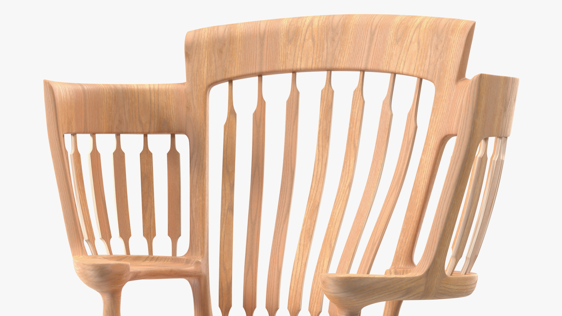 3D model Triple Rocking Chair