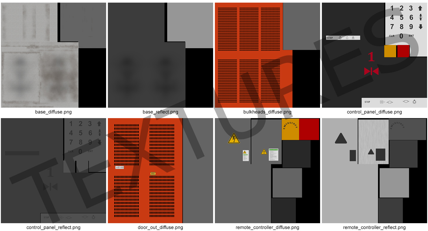 Construction Hoist Foundation 3D model