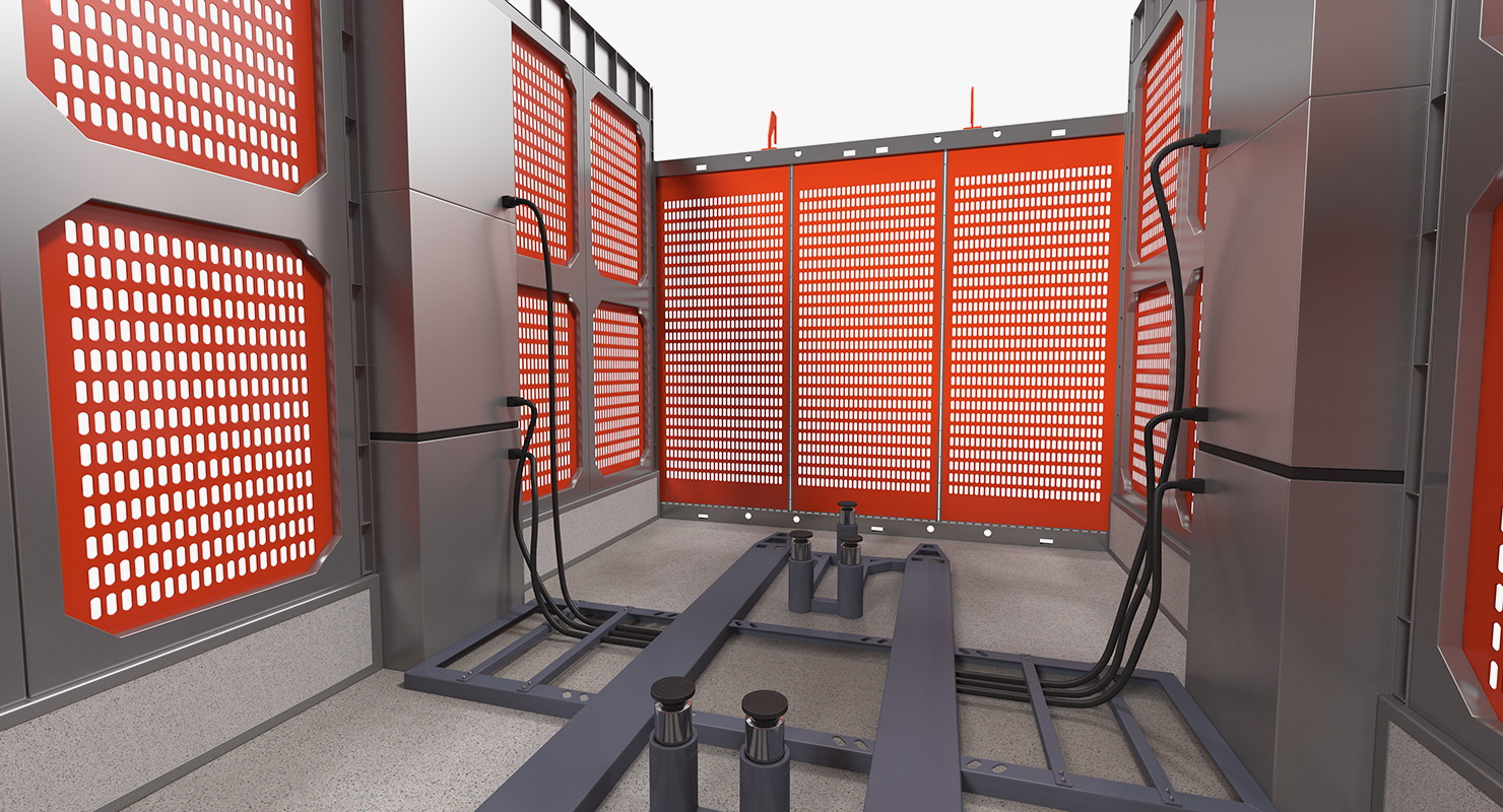 Construction Hoist Foundation 3D model