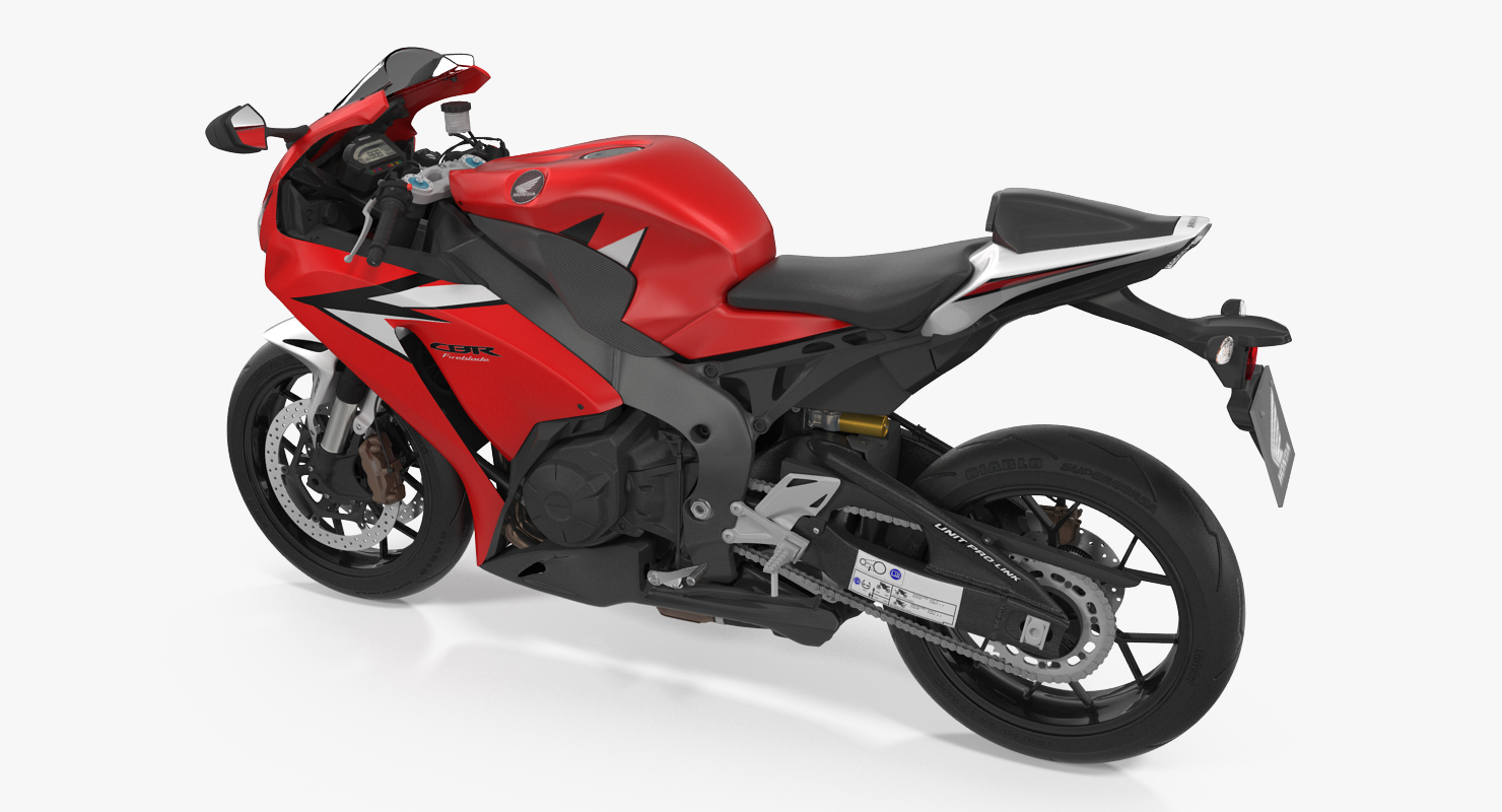 New Honda CBR1000RR Fireblade SP 2016 Rigged 3D model