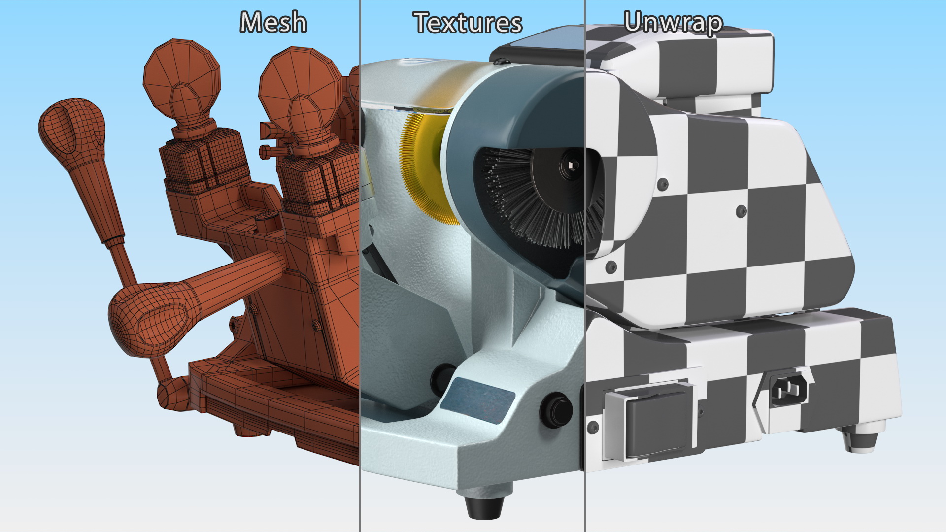 3D Semi Automatic Key Duplication Machine model