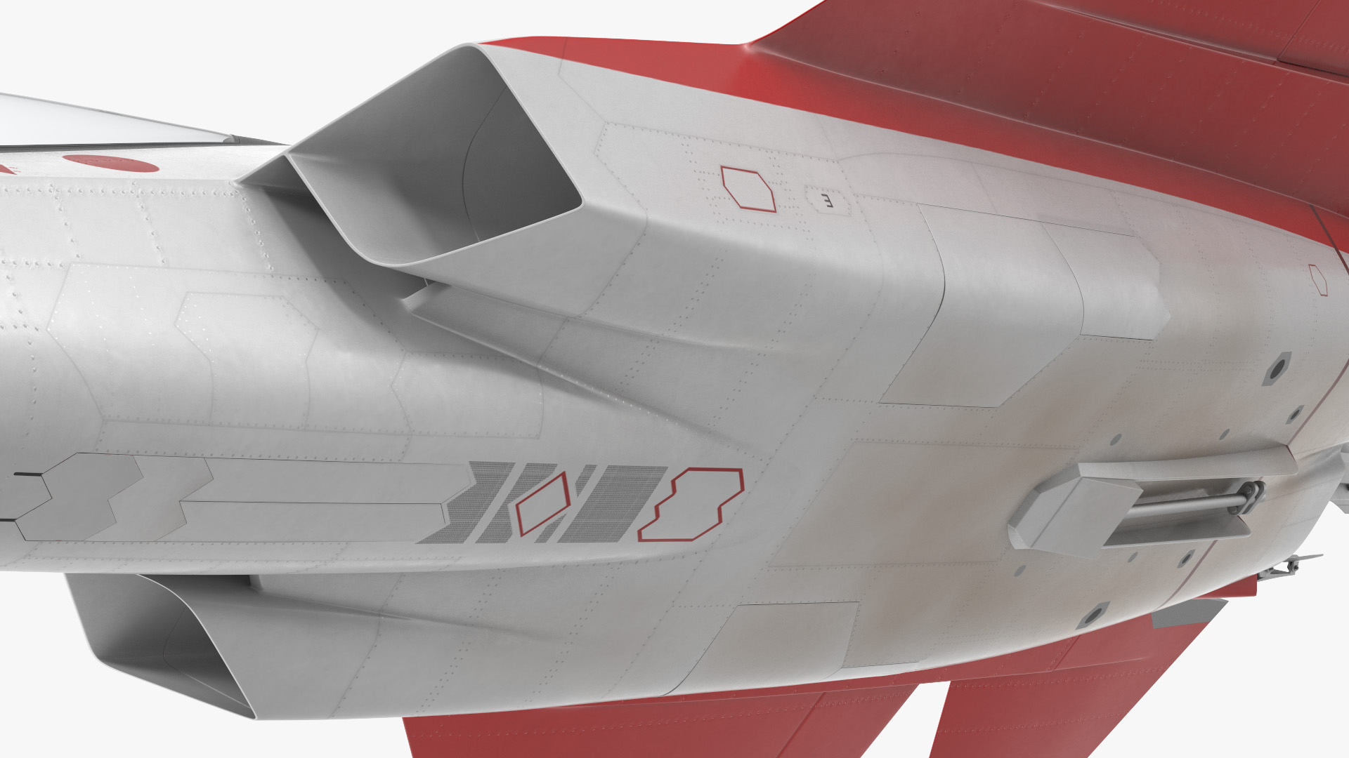 Mitsubishi X2 Shinshin Stealth Fighter Aircraft Flight 3D model