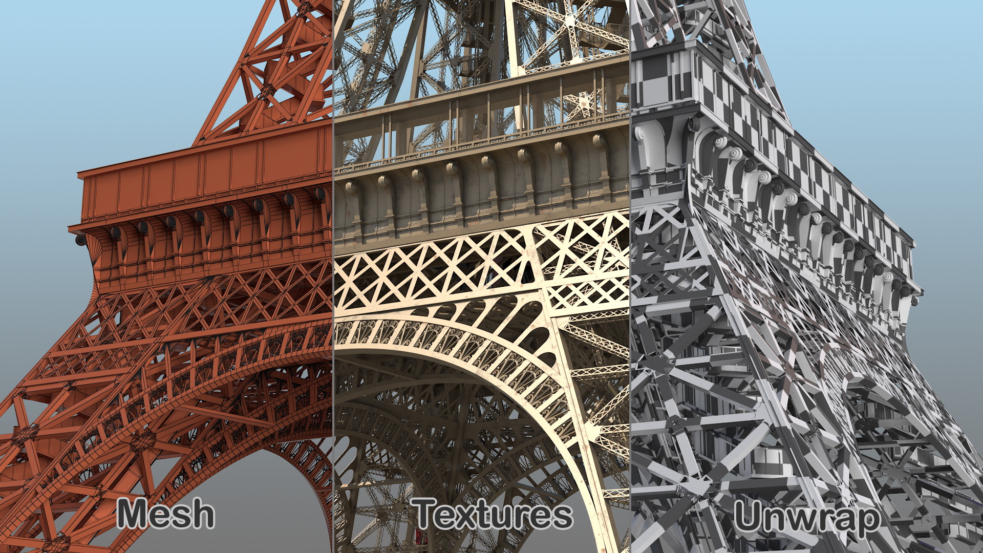 Eiffel Tower 3D