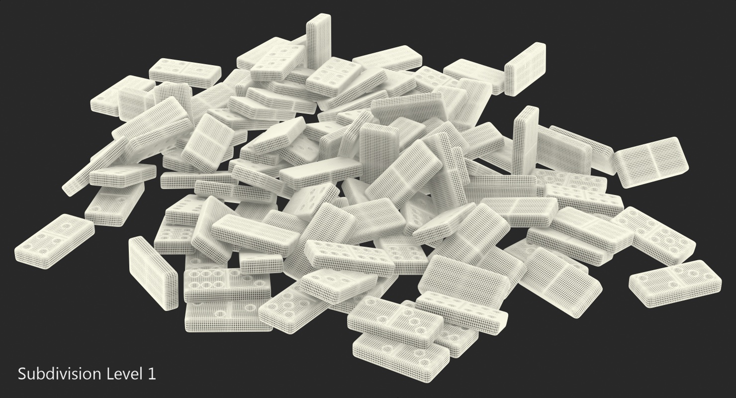 Bunch of Dominoes 3D