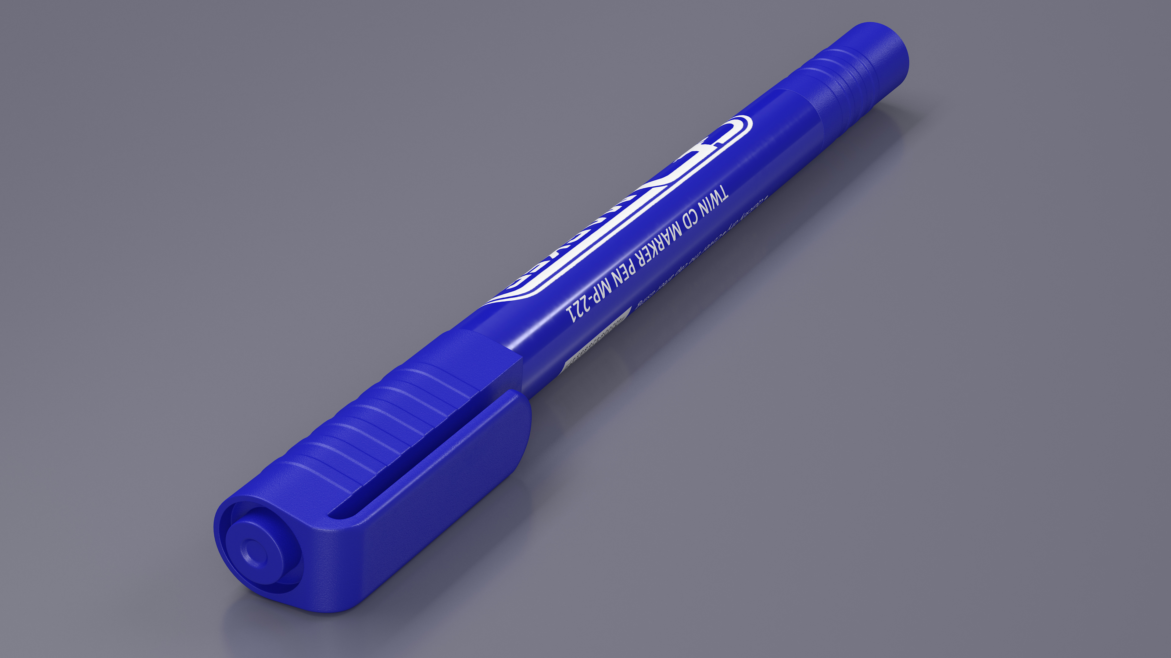 3D Permanent Marker Ultra Fine Tip Blue