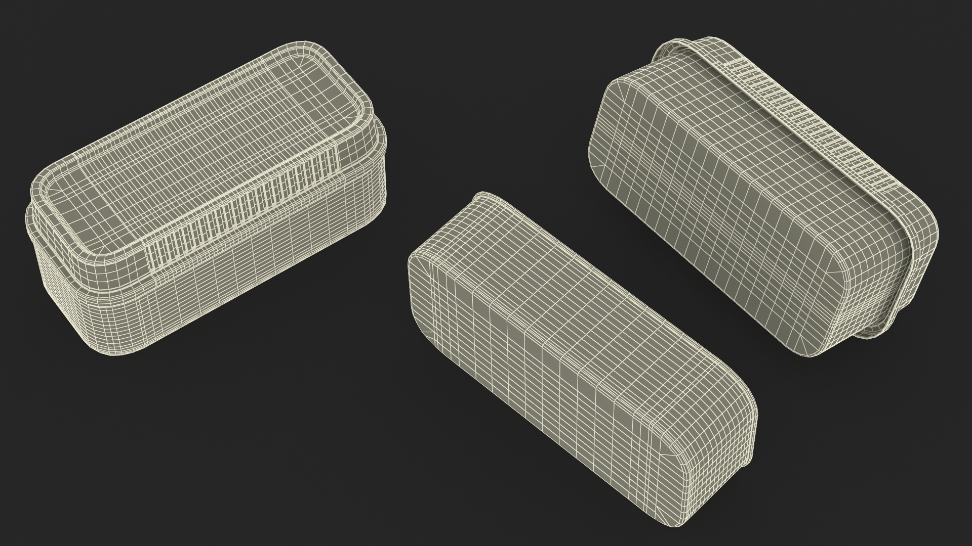 Shoe Shine Sponge Silver 3D model