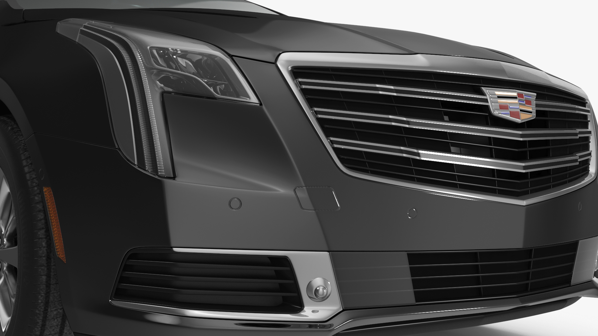 3D Cadillac Platinum Phoenix Hearse 2019 Simple Interior model