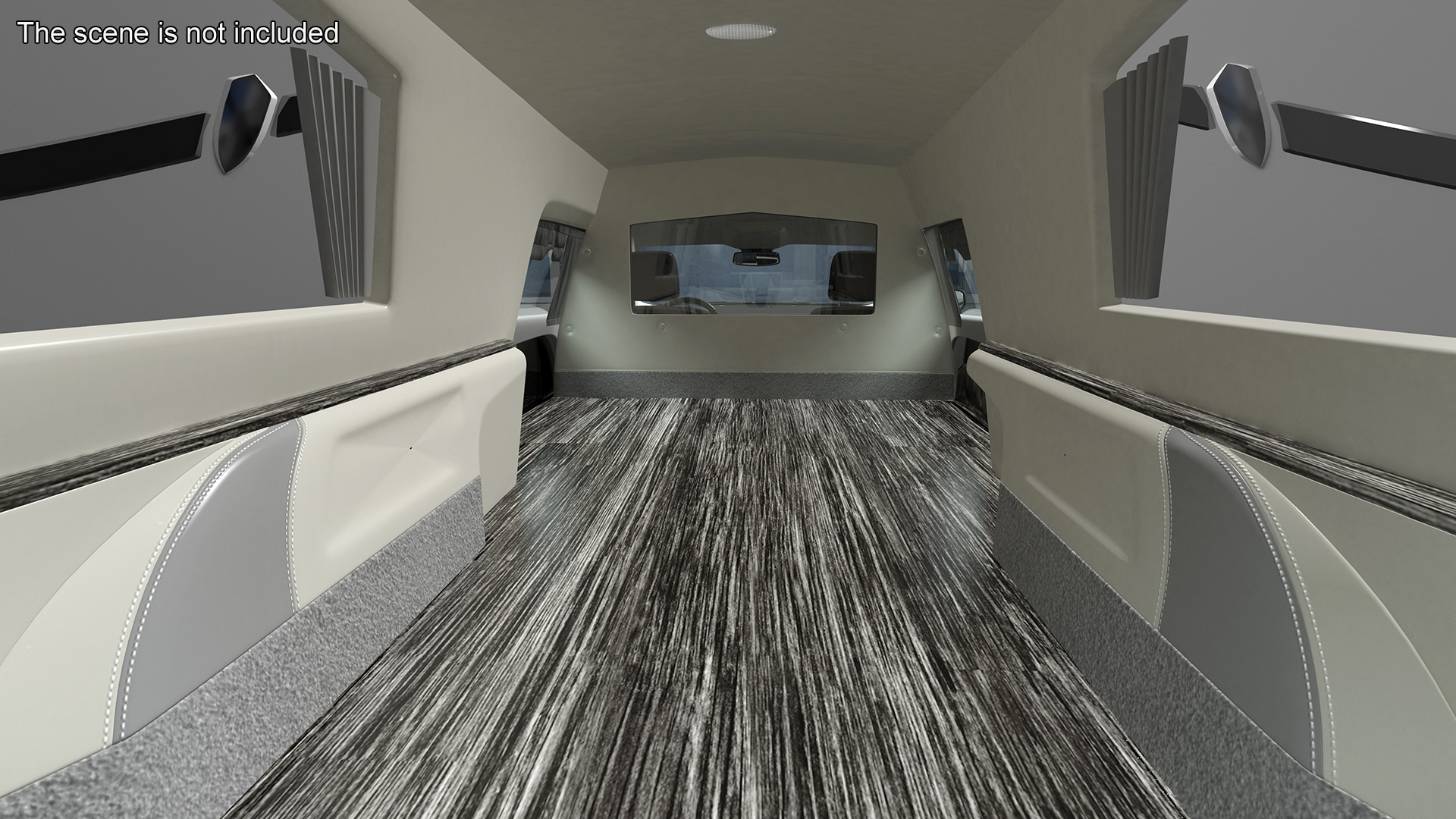 3D Cadillac Platinum Phoenix Hearse 2019 Simple Interior model