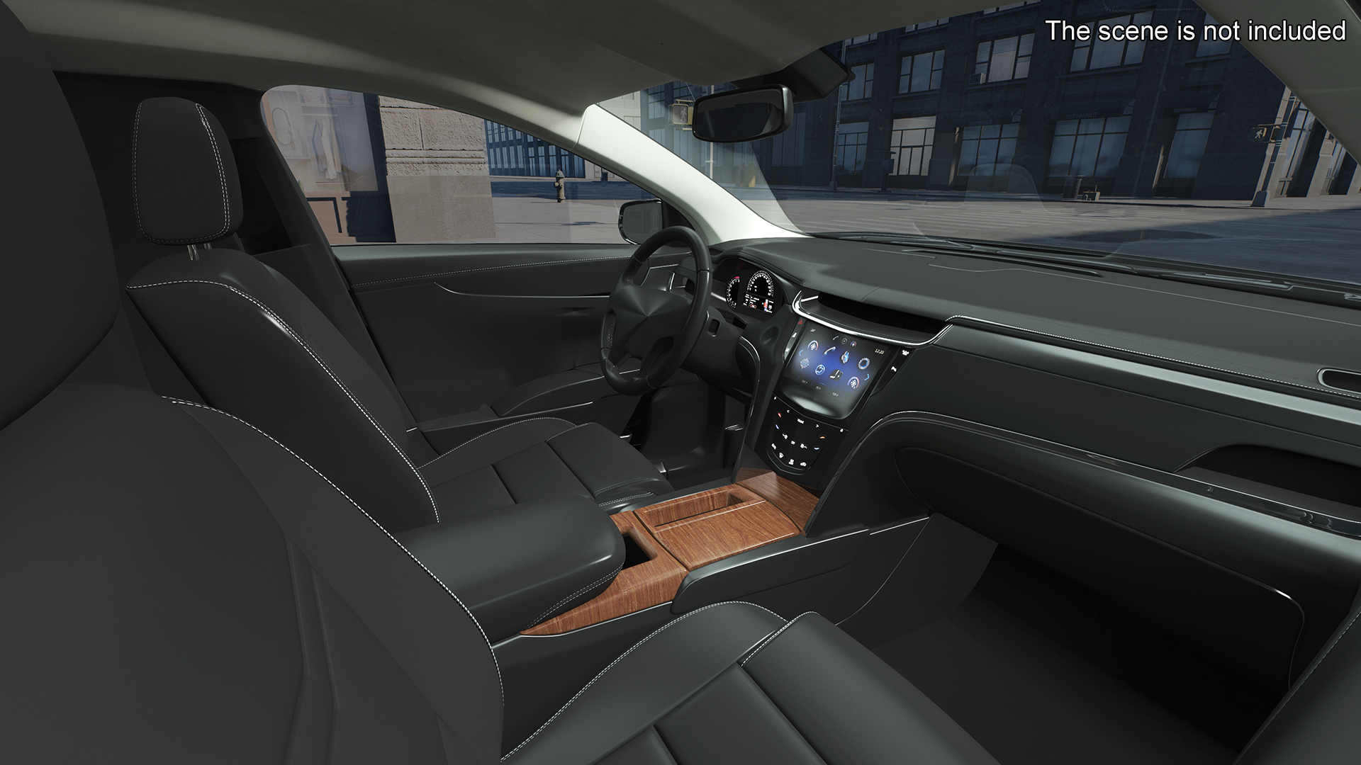 3D Cadillac Platinum Phoenix Hearse 2019 Simple Interior model