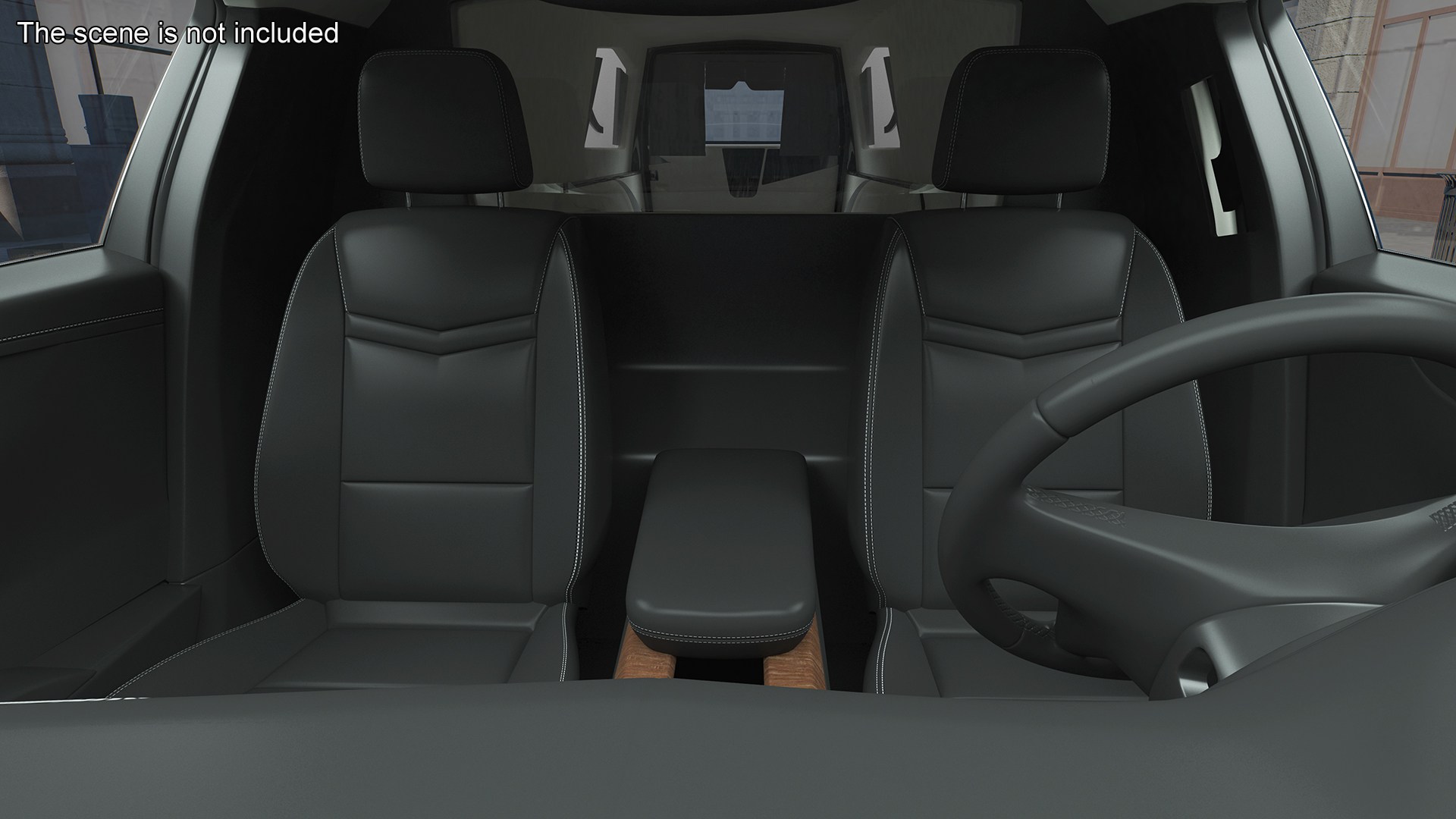 3D Cadillac Platinum Phoenix Hearse 2019 Simple Interior model