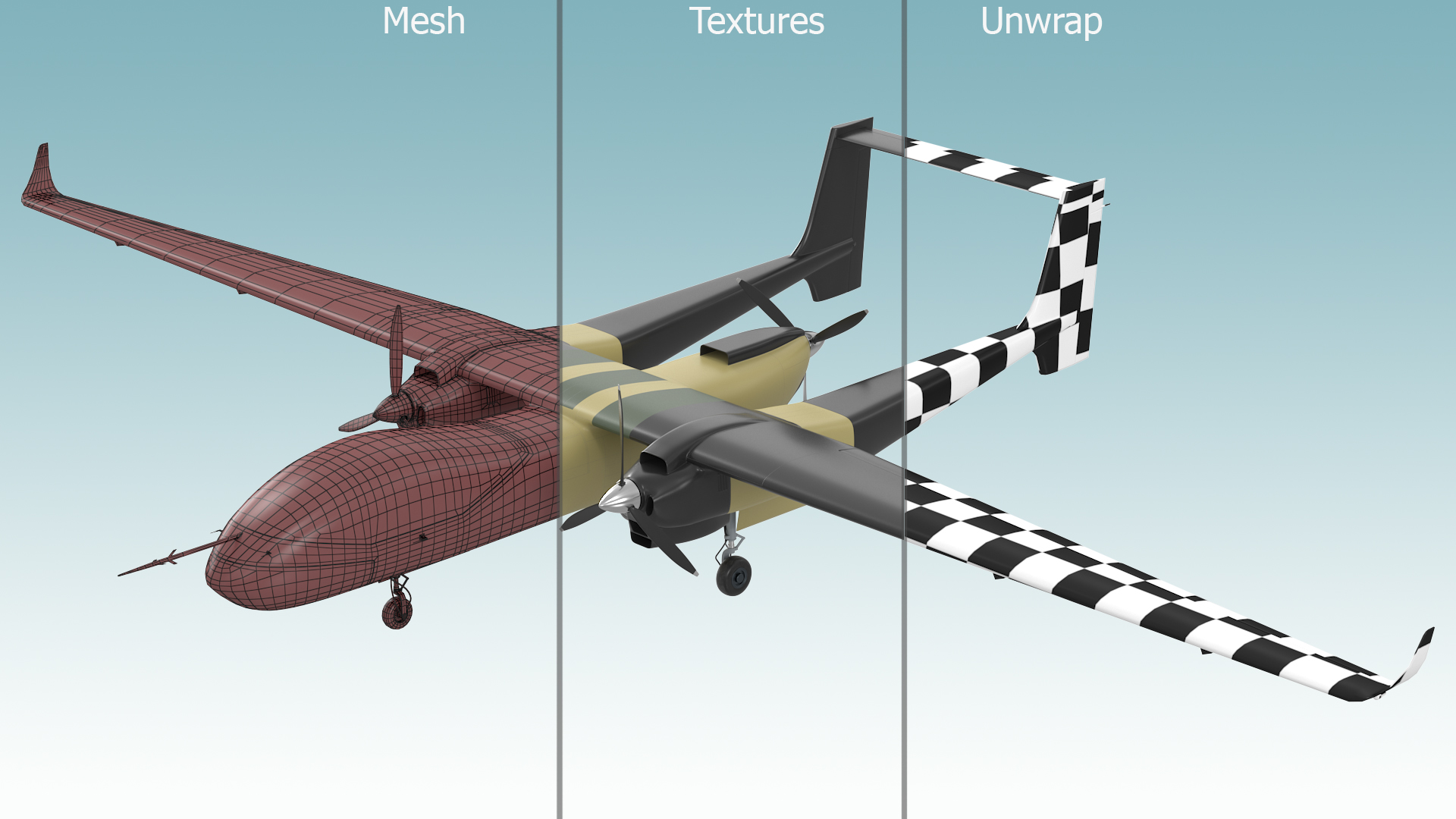 3D model Tengden TB-001 Rigged for Maya