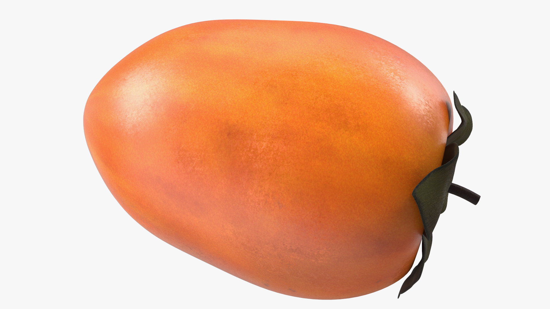 3D Hachiya Persimmon Fruit model