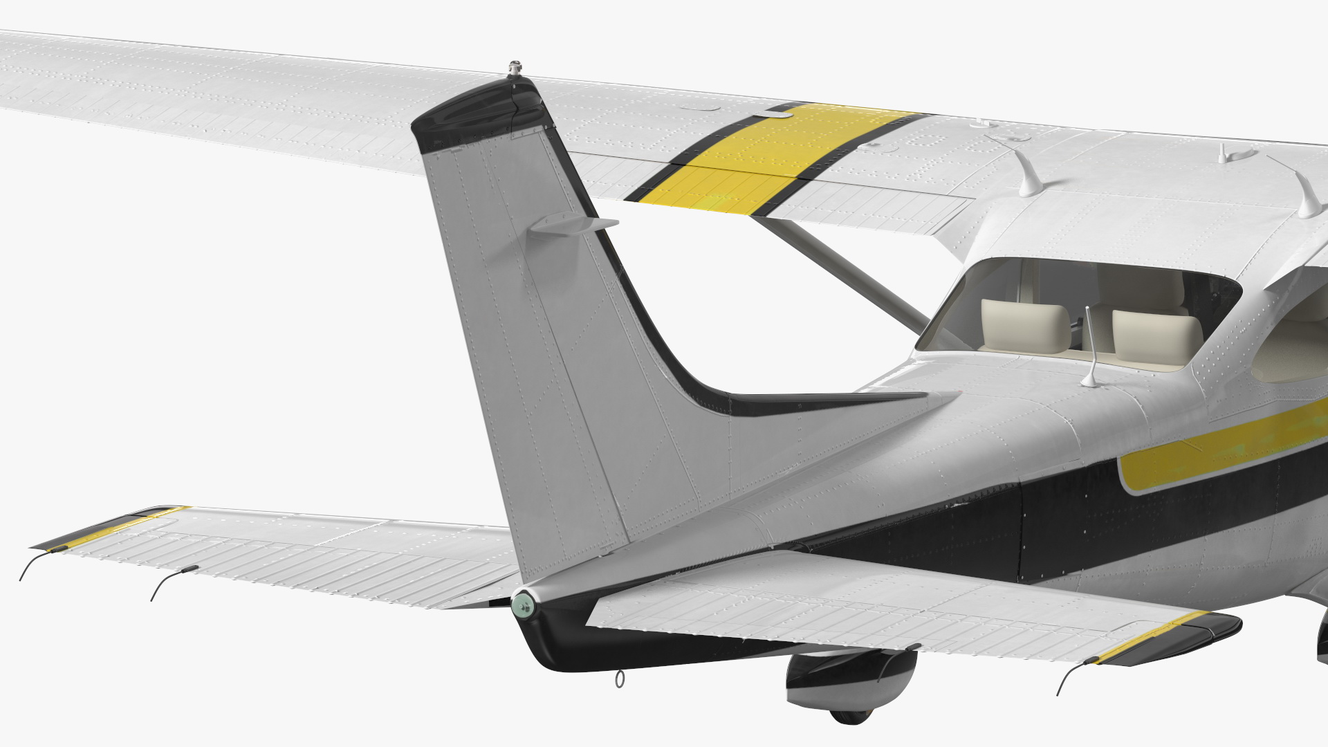 Four Seat Light Utility Aircraft 3D