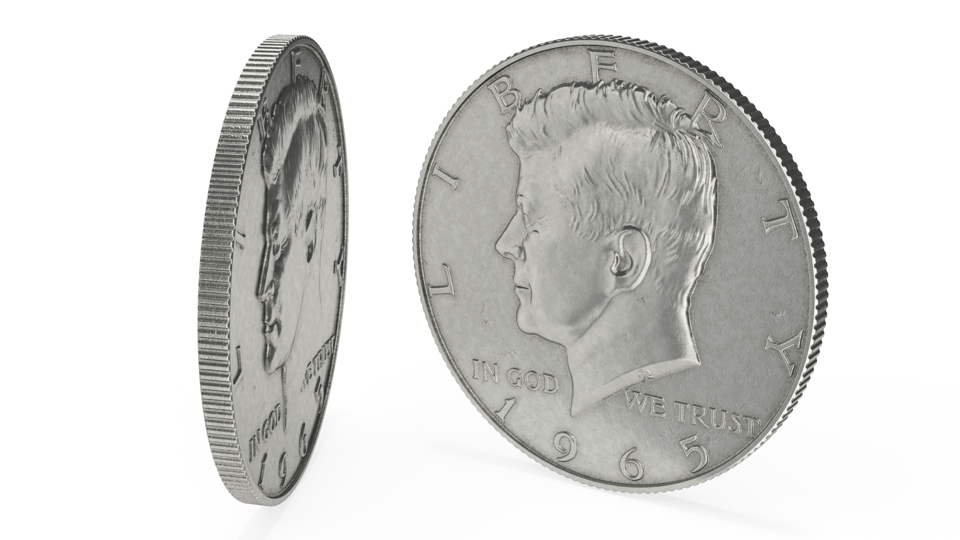 3D model Half Dollar United States Coin