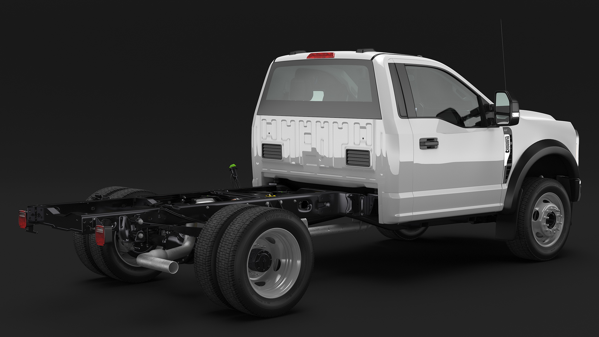 New 2023 Ford Super Duty F550 Two Doors 3D model