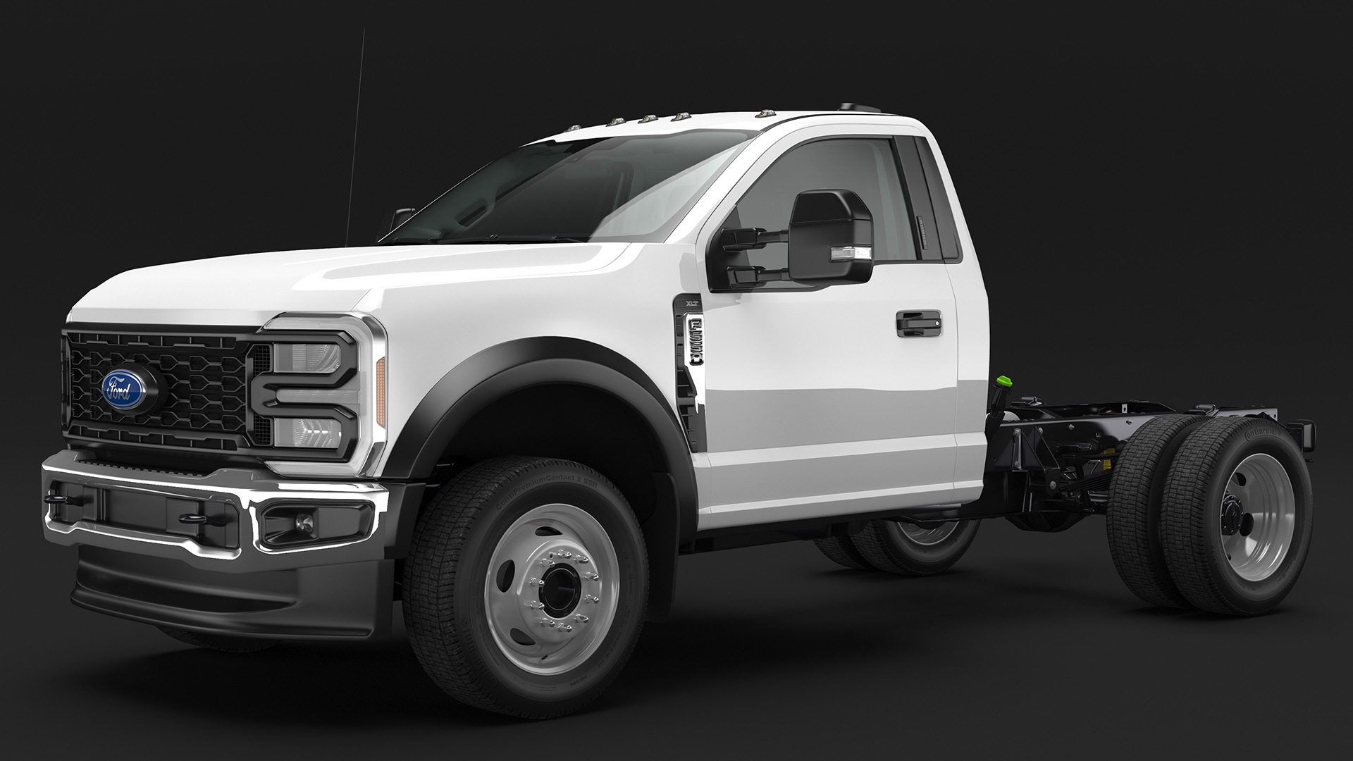 New 2023 Ford Super Duty F550 Two Doors 3D model