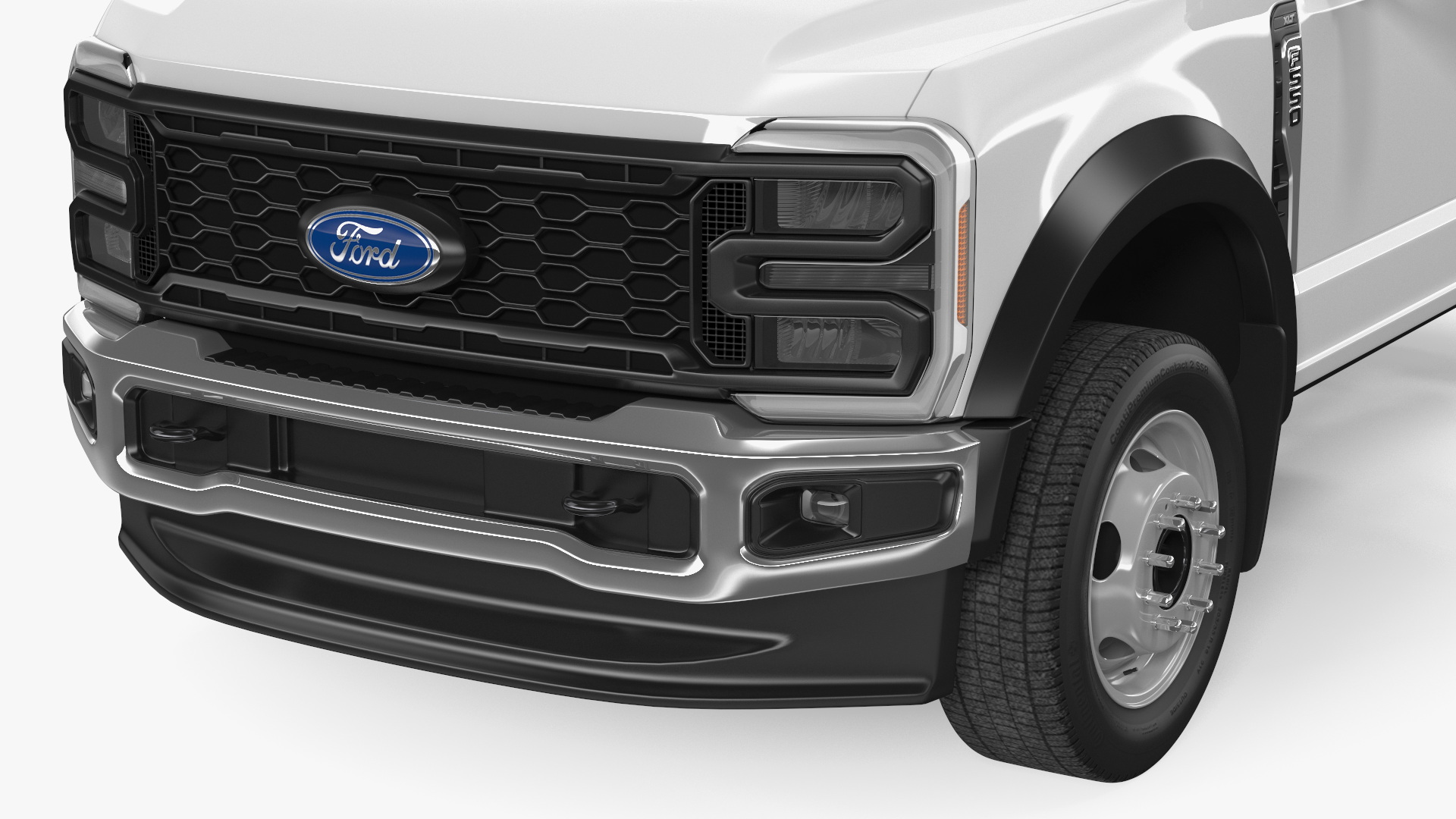 New 2023 Ford Super Duty F550 Two Doors 3D model