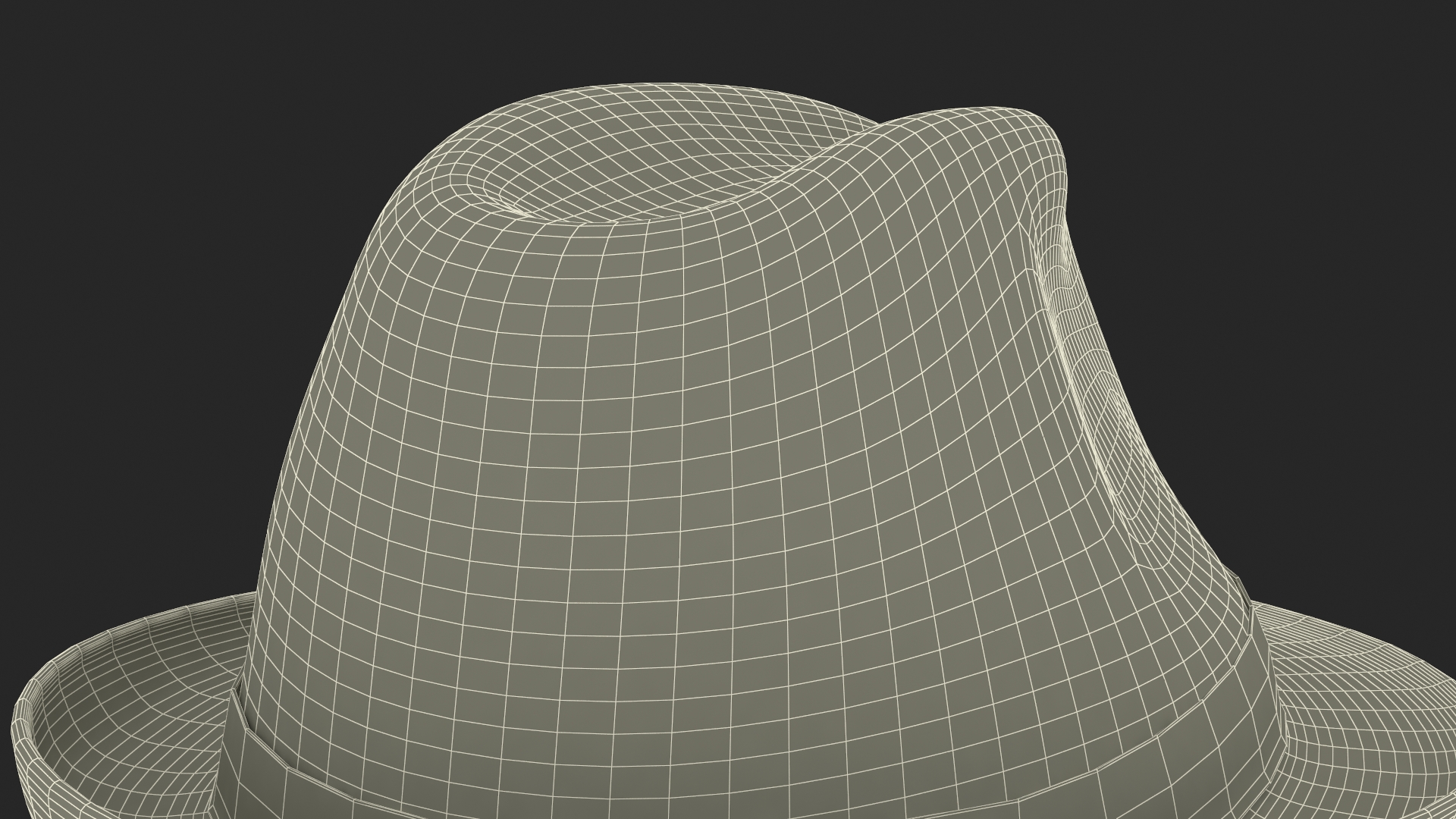 Fedora Hat For Gentleman 3D model