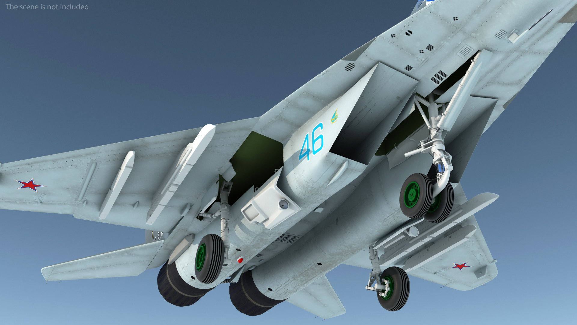 3D MiG 29 KUBR Russian Tandem Fighter Aircraft model