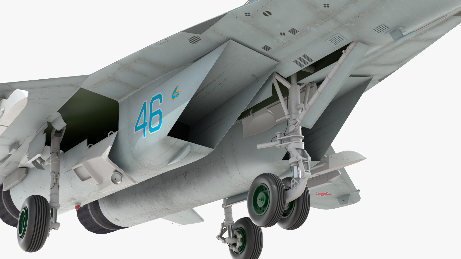 3D MiG 29 KUBR Russian Tandem Fighter Aircraft model