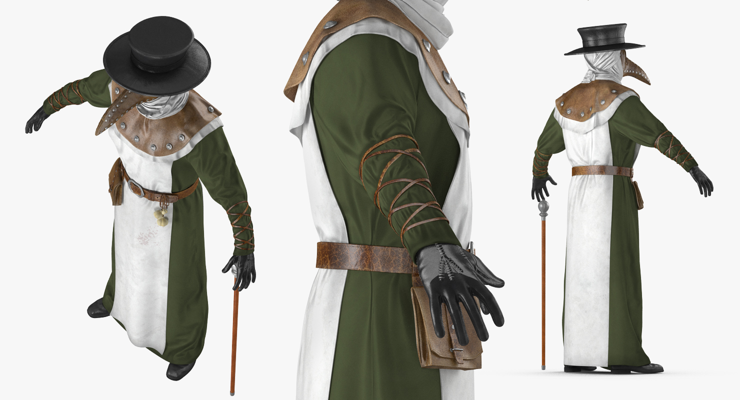 3D Plague Doctor Costume