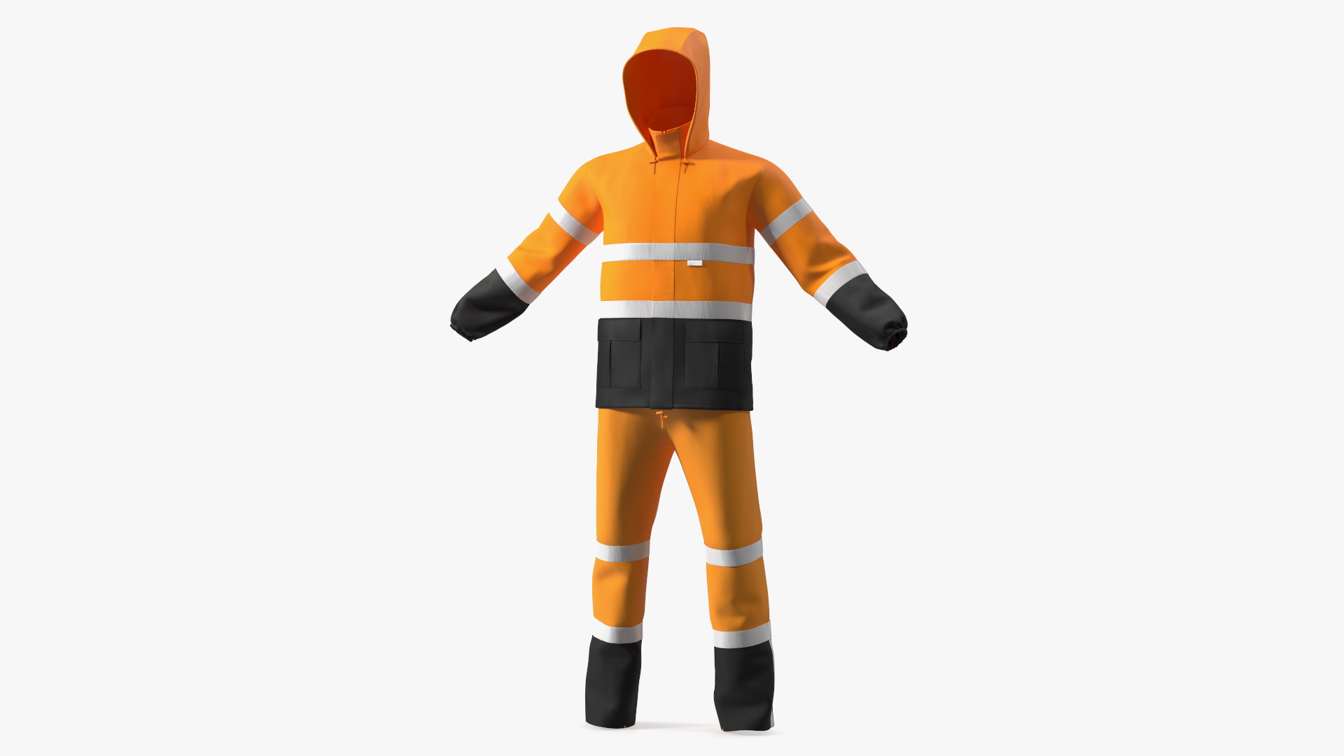 3D model High Visibility Rain Suit