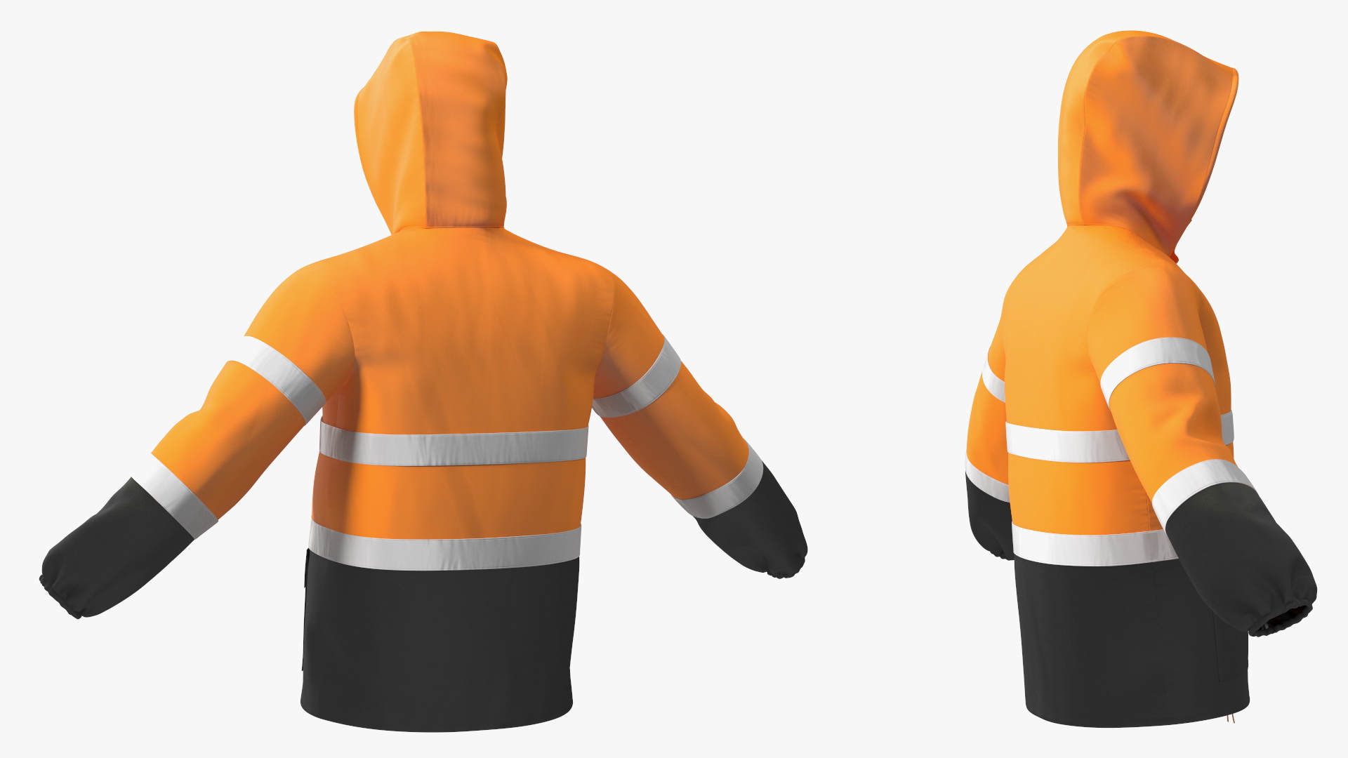 3D model High Visibility Rain Suit