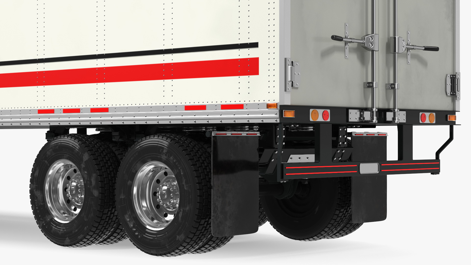 3D Standalone Semi Trailer model