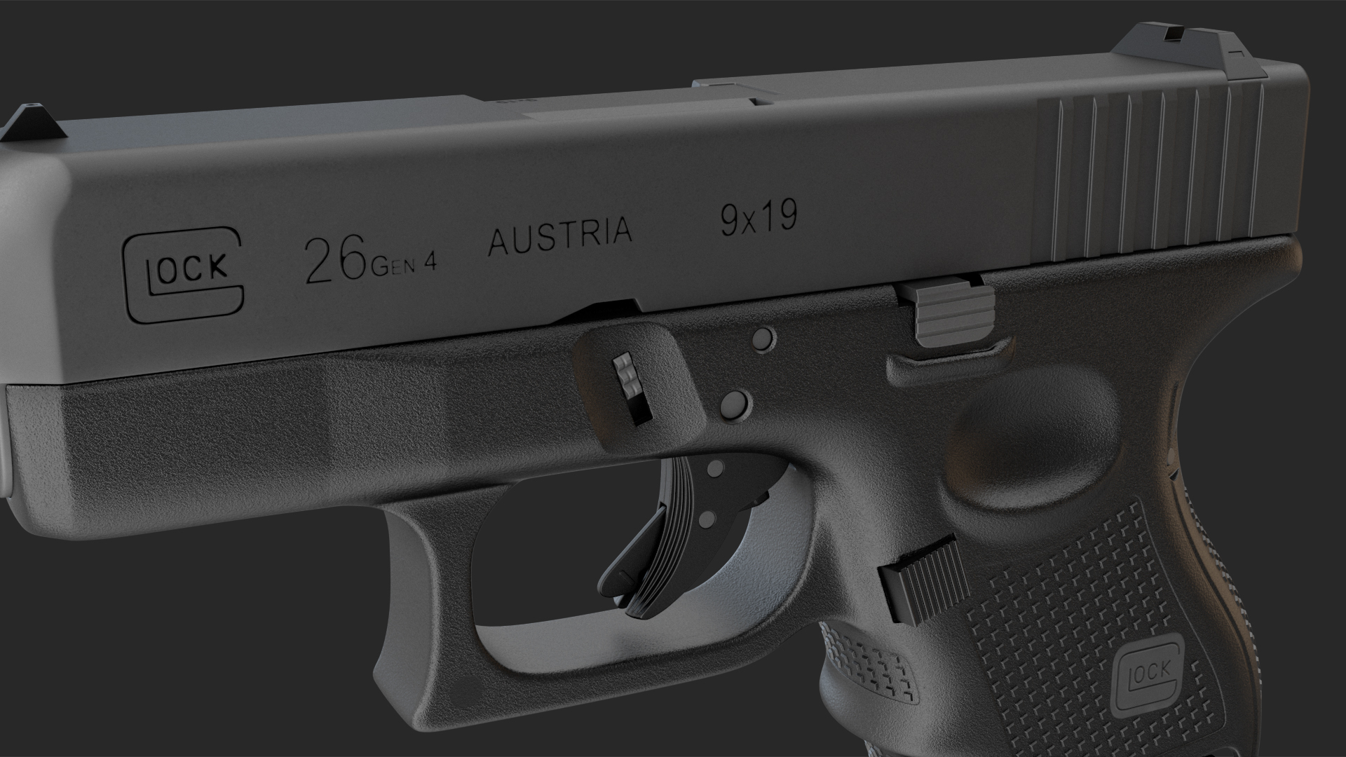 GLOCK 26 9mm 3D