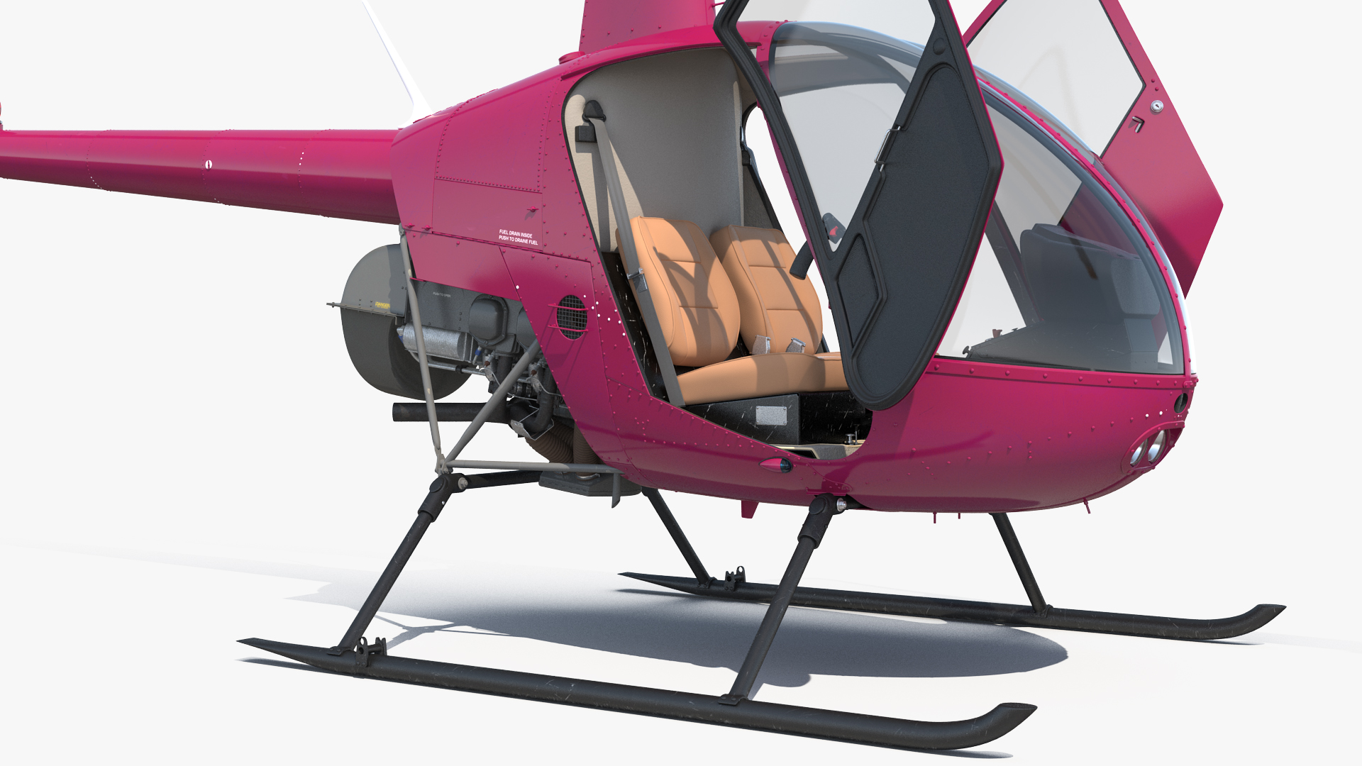 3D Light Utility Helicopter Rigged