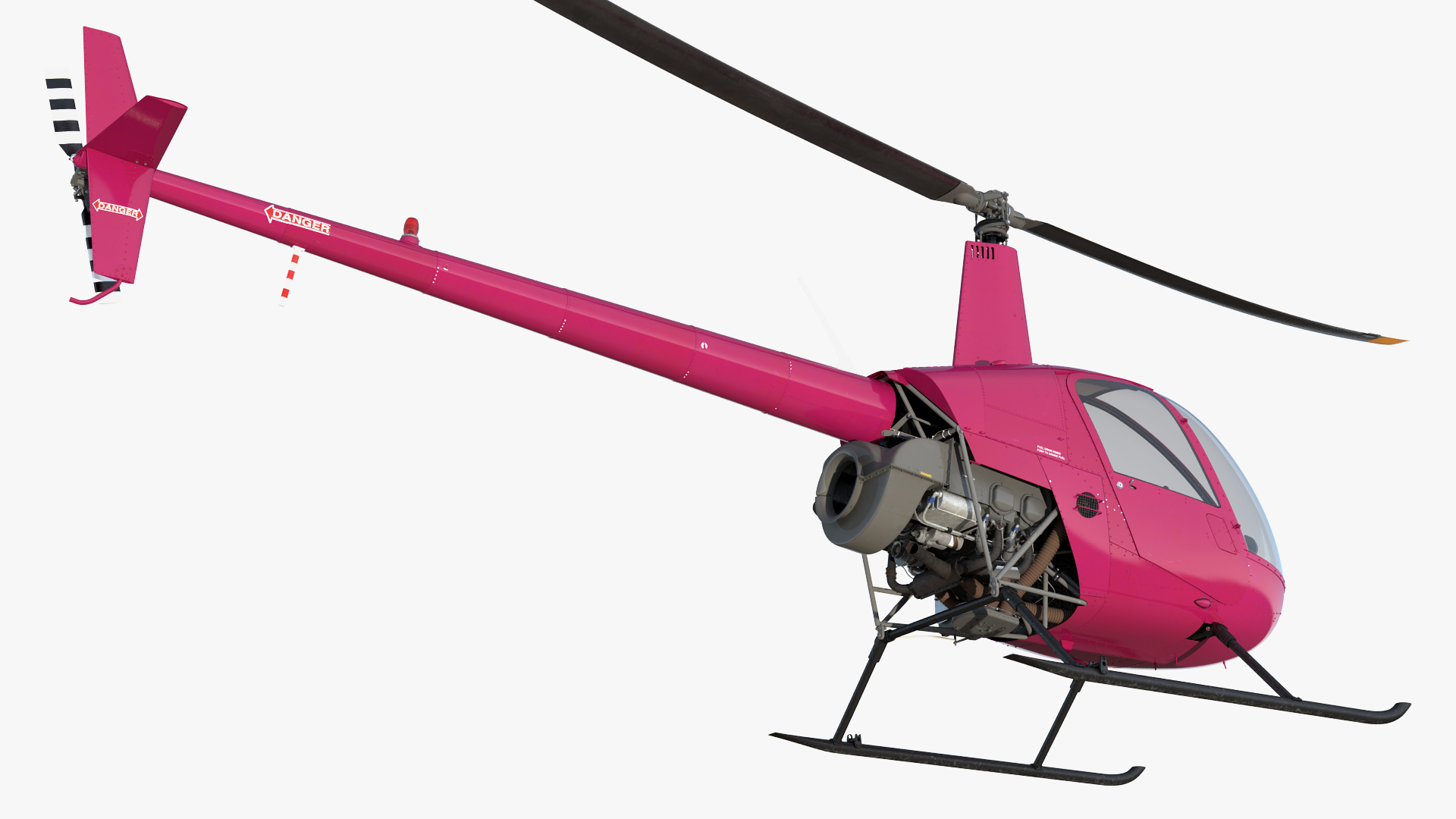 3D Light Utility Helicopter Rigged