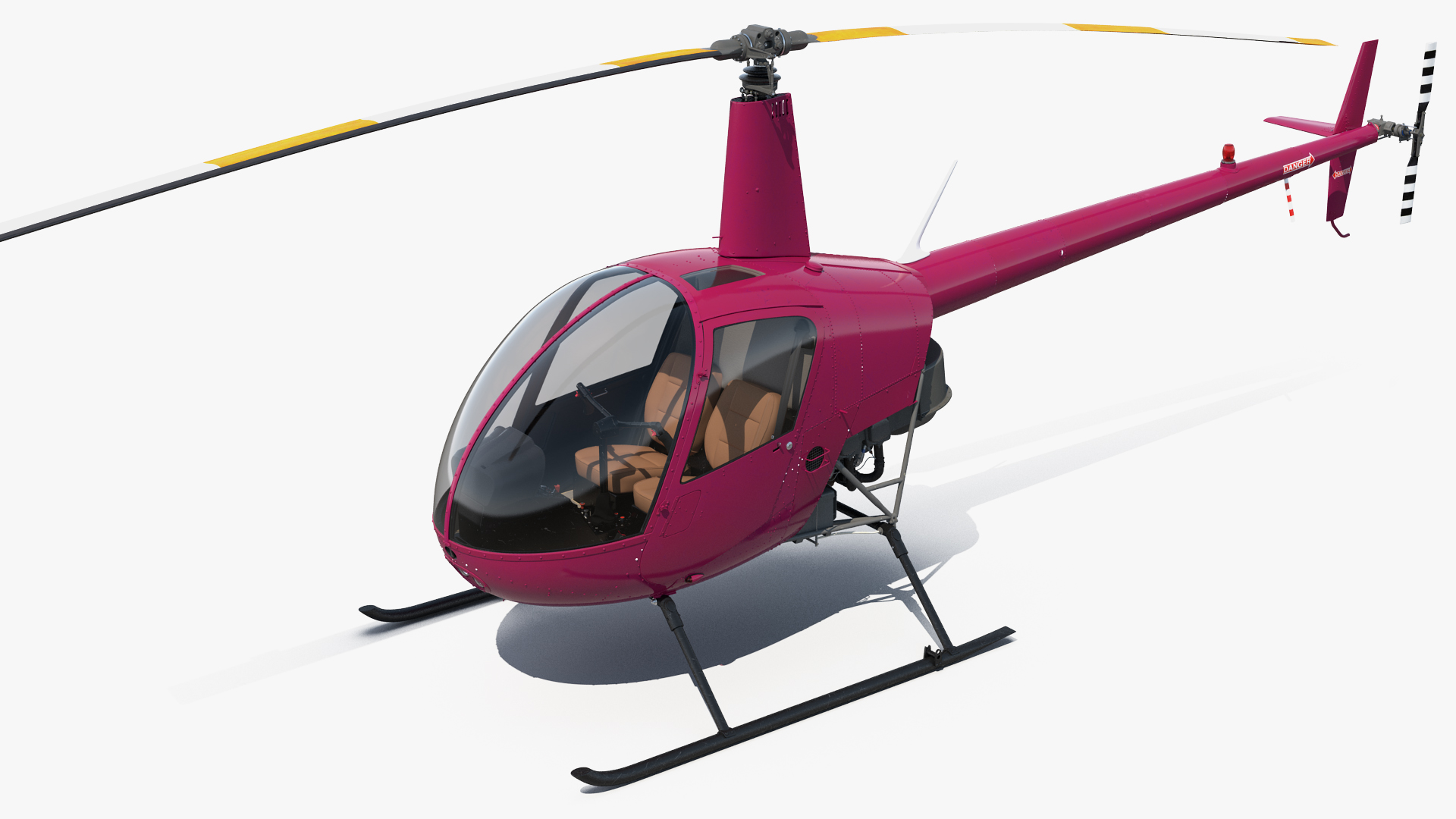 3D Light Utility Helicopter Rigged