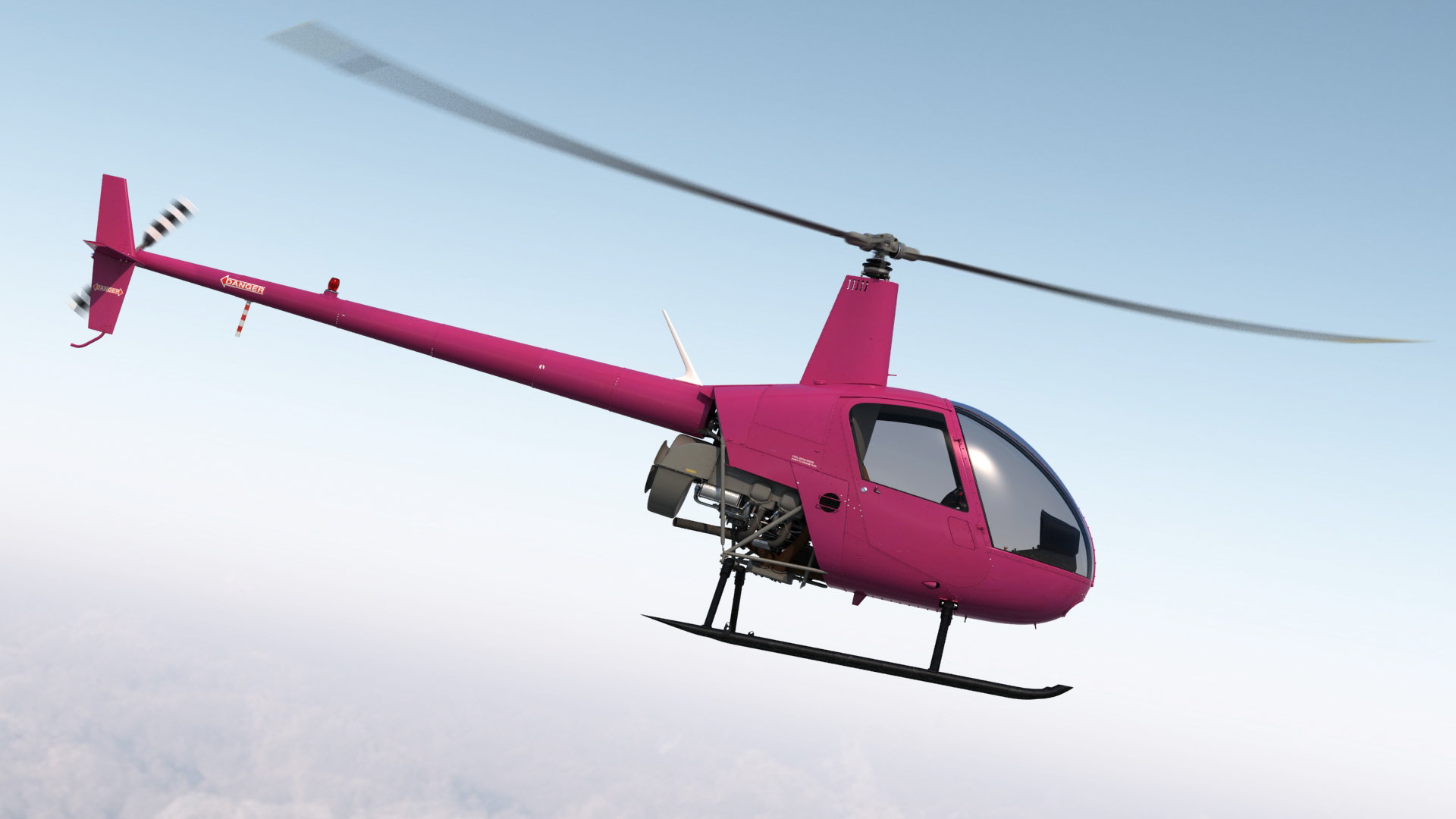 3D Light Utility Helicopter Rigged